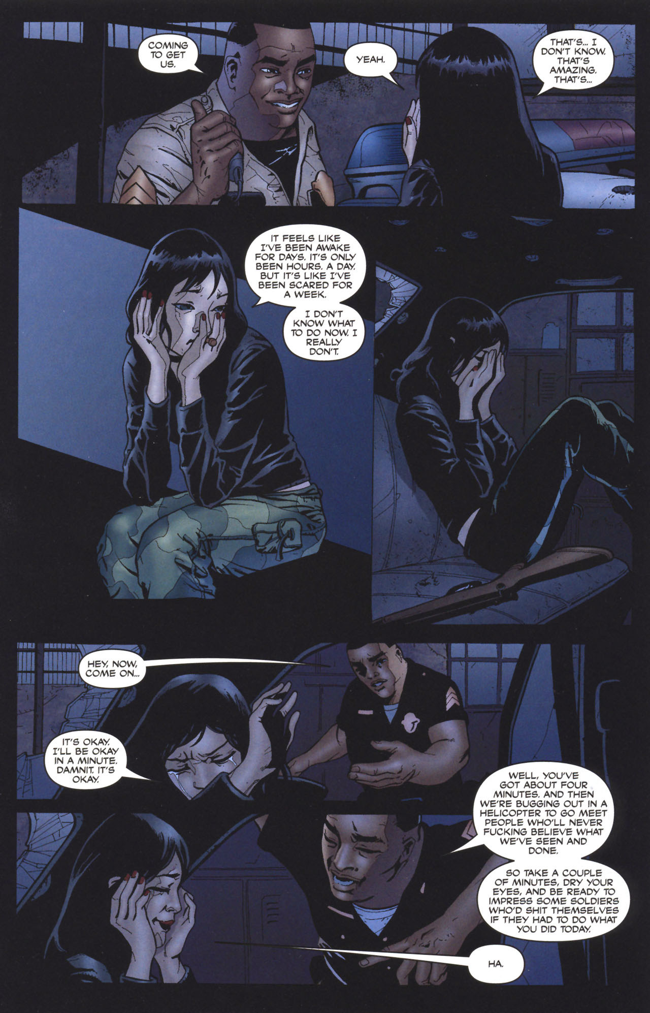Read online Warren Ellis Blackgas2 comic -  Issue #2 - 13
