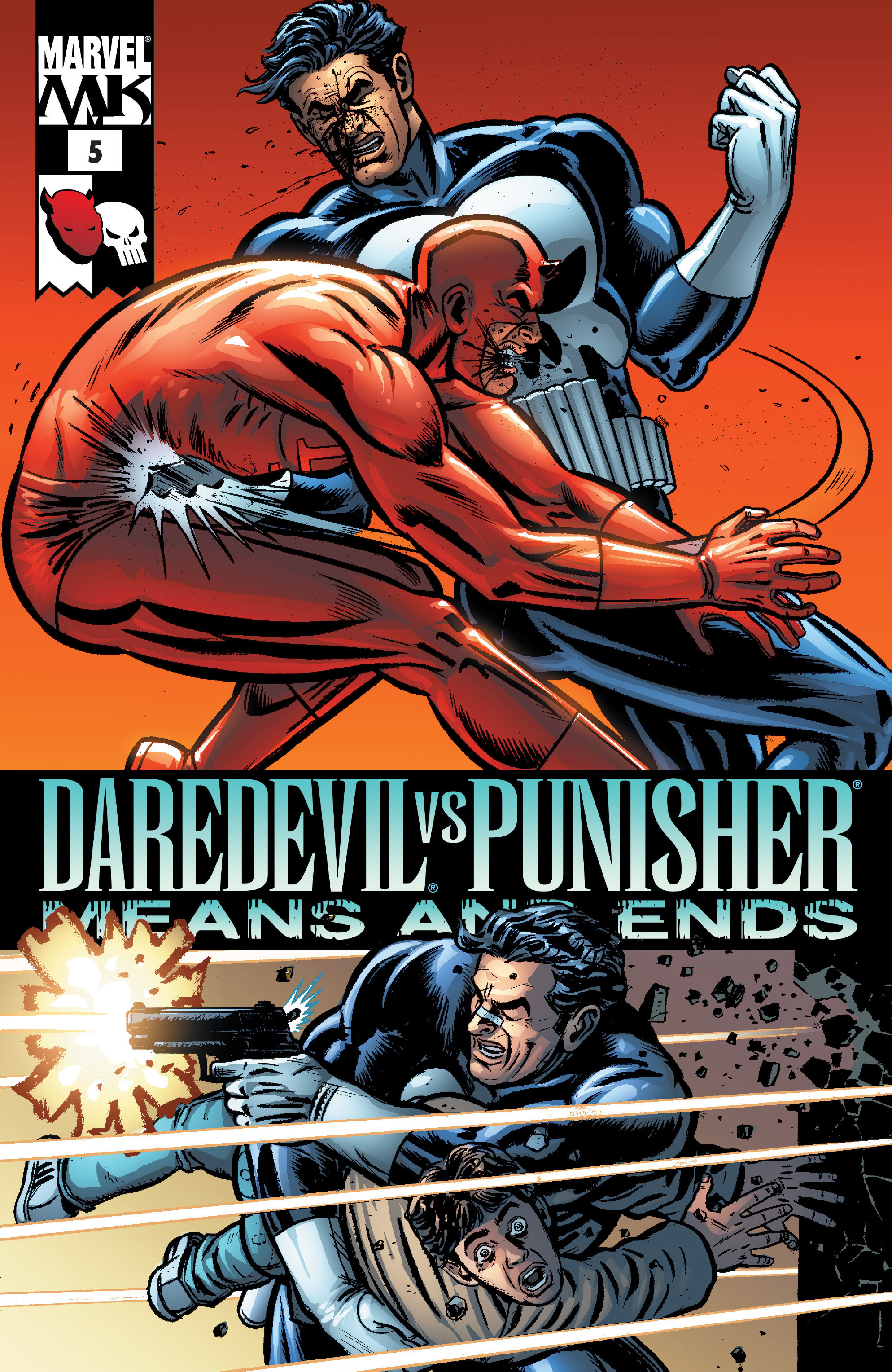 Read online Daredevil vs. Punisher comic -  Issue #5 - 1