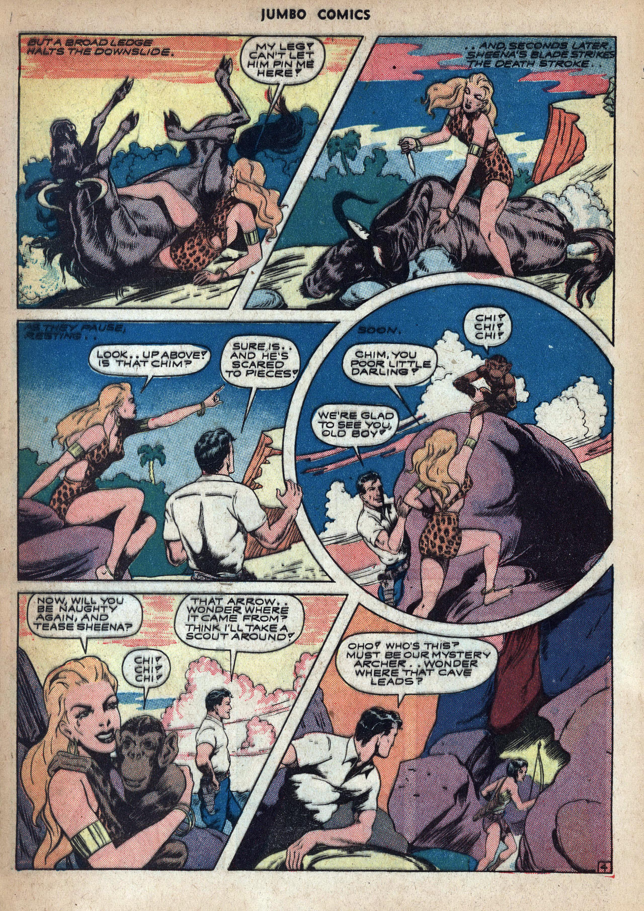 Read online Jumbo Comics comic -  Issue #54 - 6