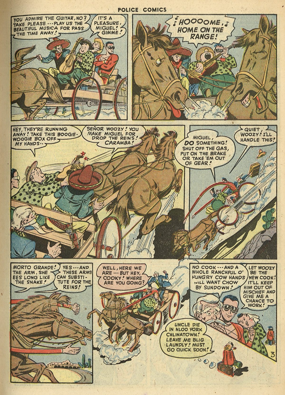 Read online Police Comics comic -  Issue #71 - 5