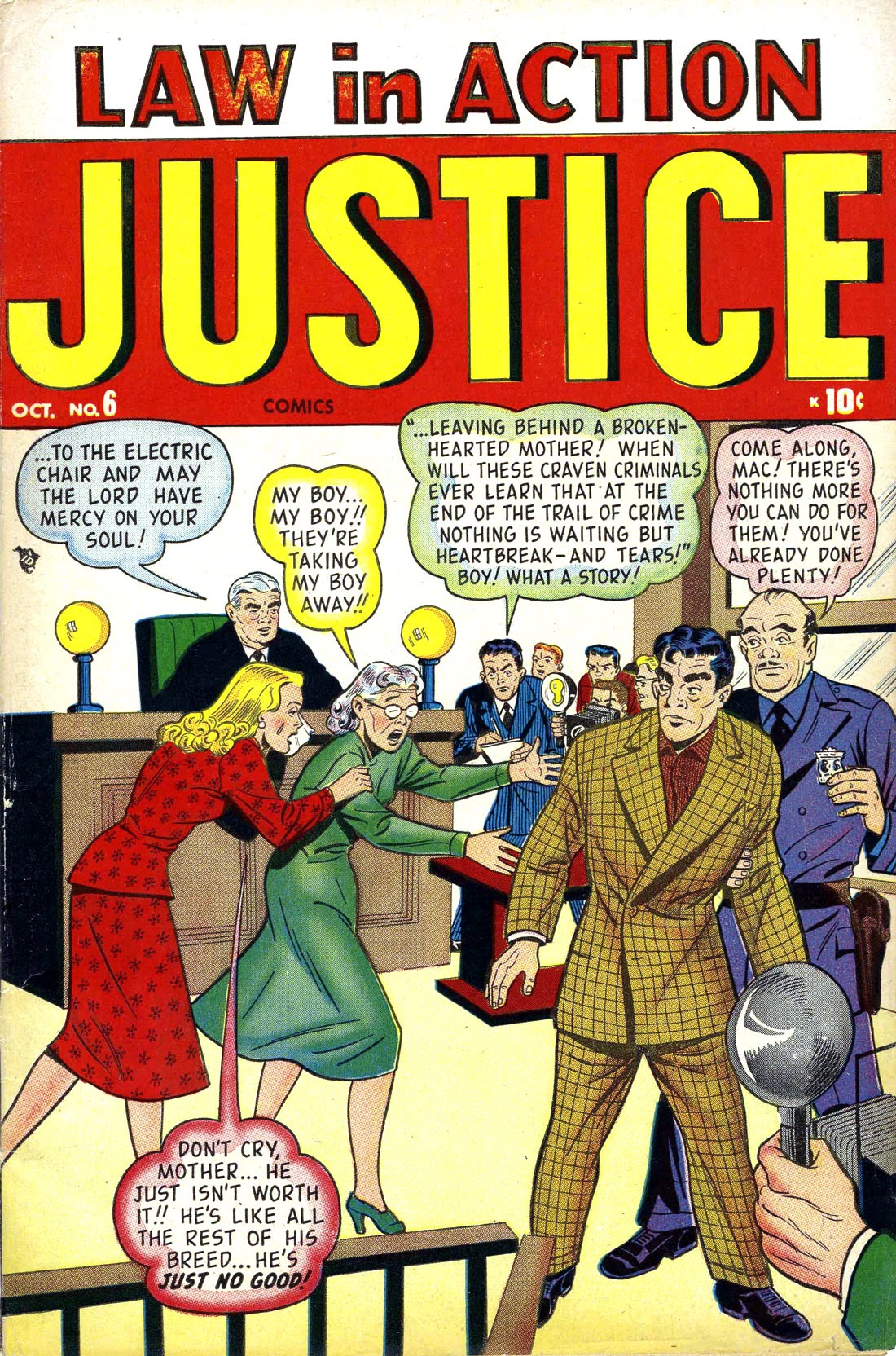 Read online Justice Comics (1948) comic -  Issue #6 - 1