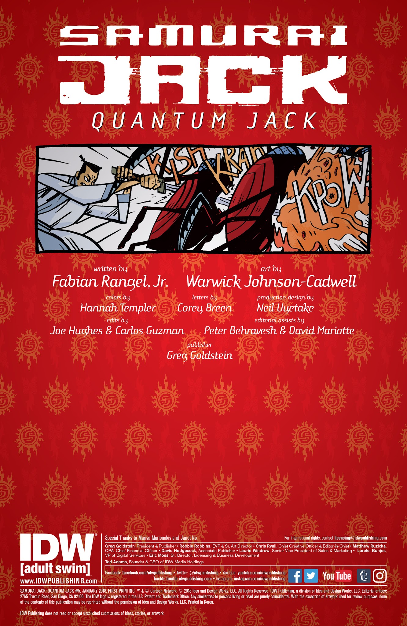 Read online Samurai Jack: Quantum Jack comic -  Issue #5 - 2