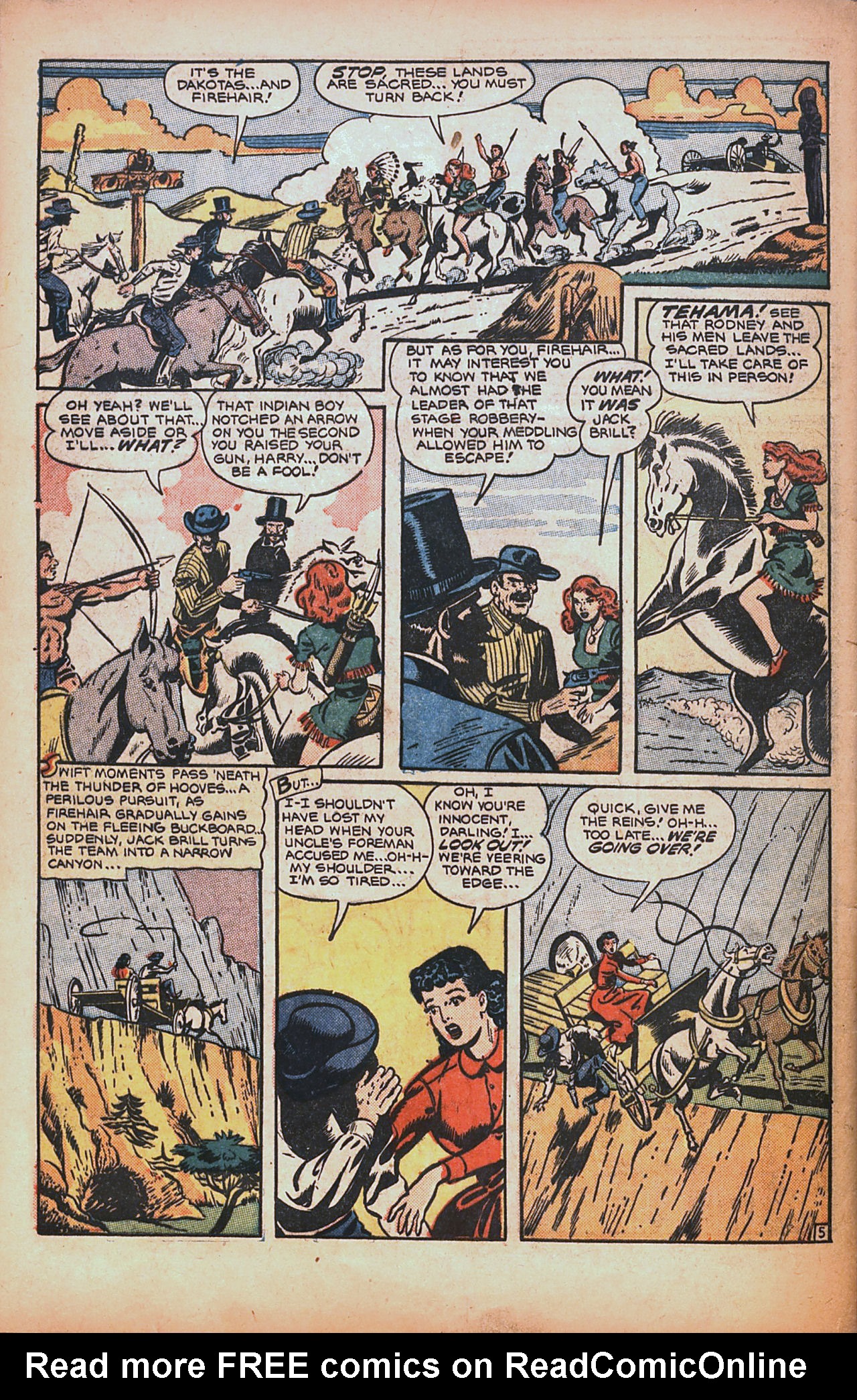 Read online Pioneer West Romances comic -  Issue #3 - 44