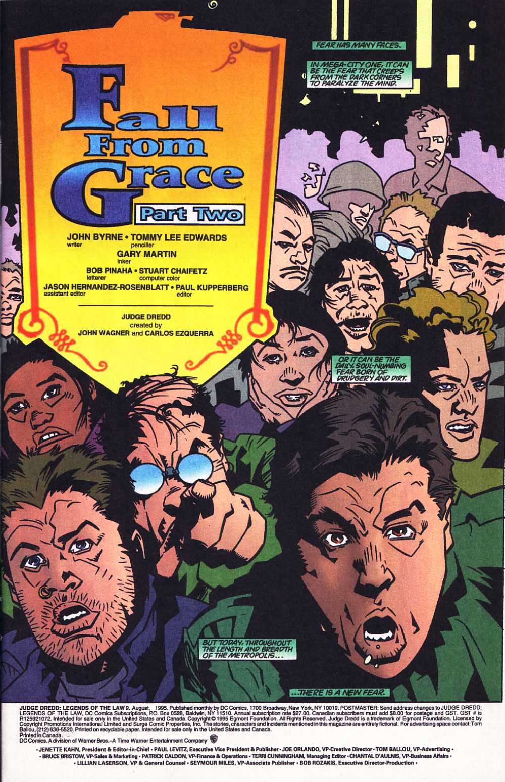 Read online Judge Dredd: Legends of the Law comic -  Issue #9 - 2