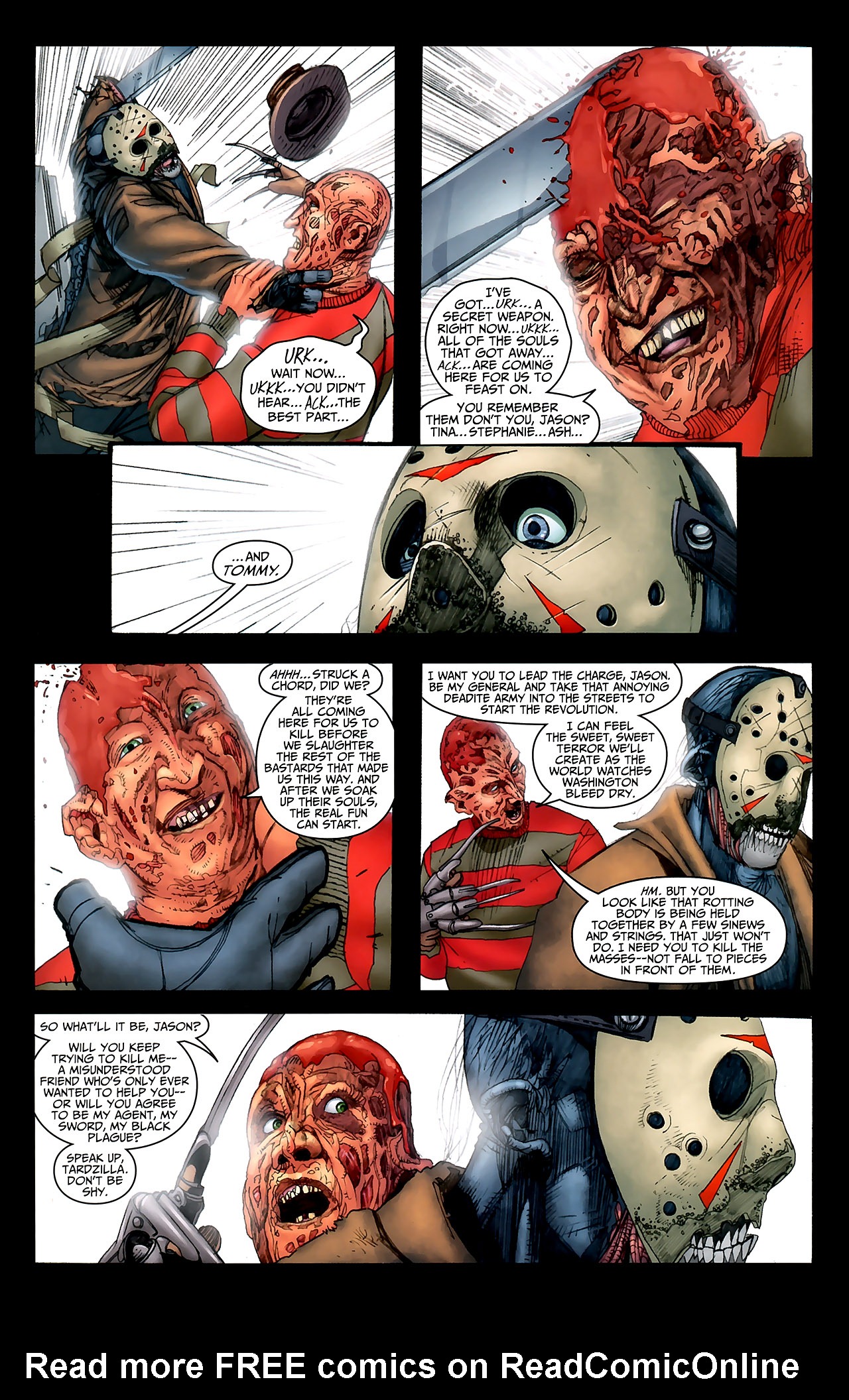 Read online Freddy vs. Jason vs. Ash: The Nightmare Warriors comic -  Issue #3 - 11