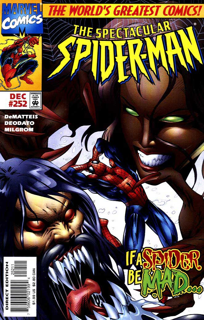 Read online The Spectacular Spider-Man (1976) comic -  Issue #252 - 1