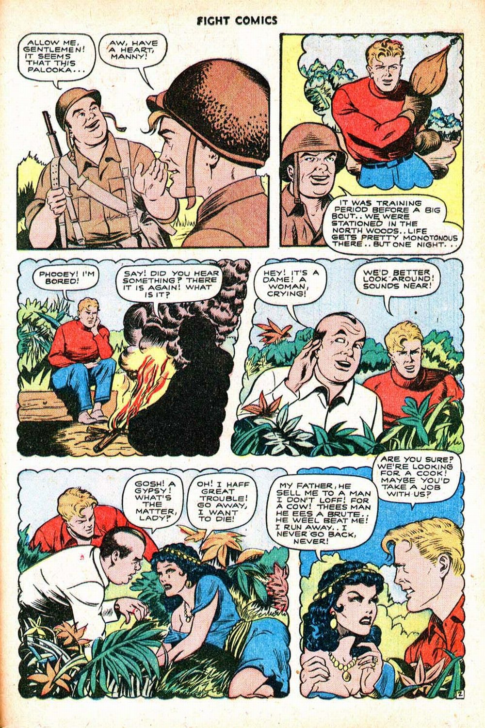 Read online Fight Comics comic -  Issue #36 - 37