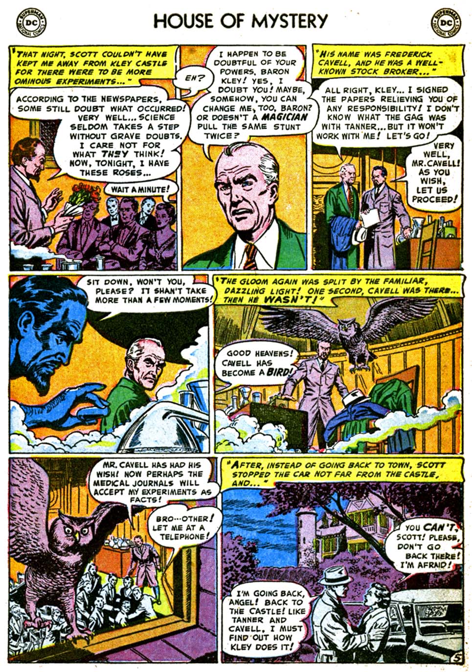 Read online House of Mystery (1951) comic -  Issue #15 - 7