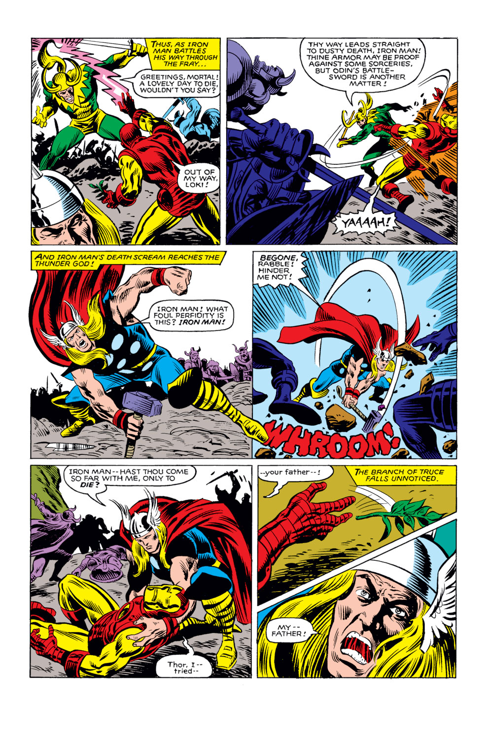 Read online What If? (1977) comic -  Issue #25 - Thor and the Avengers battled the gods - 22