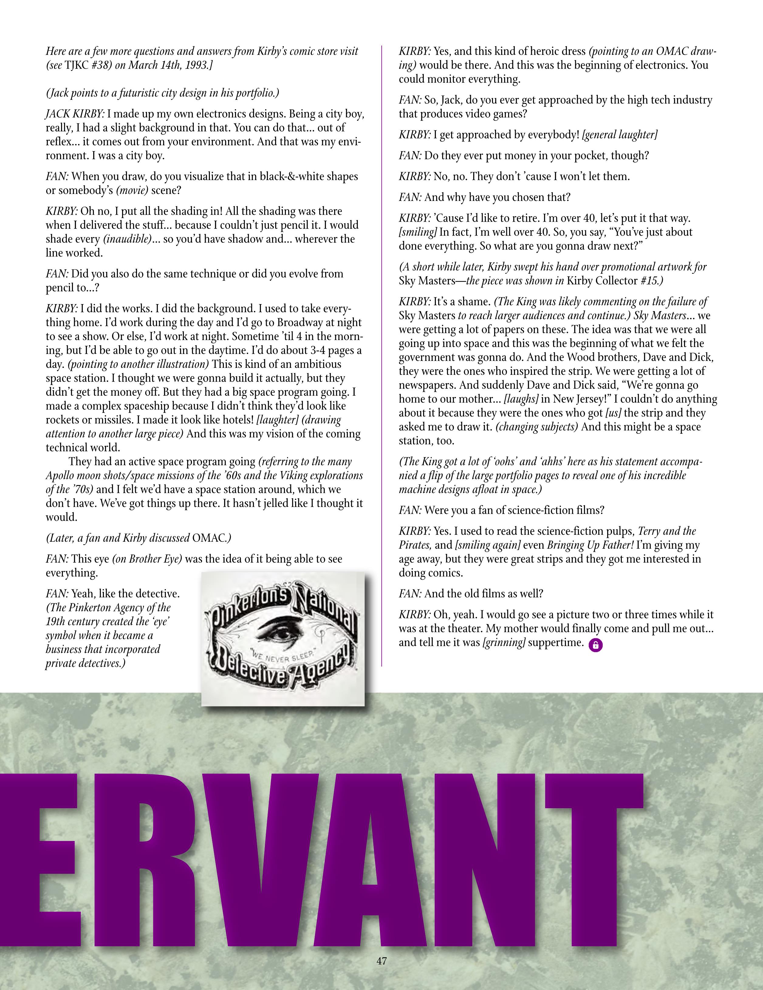 Read online The Jack Kirby Collector comic -  Issue #68 - 49