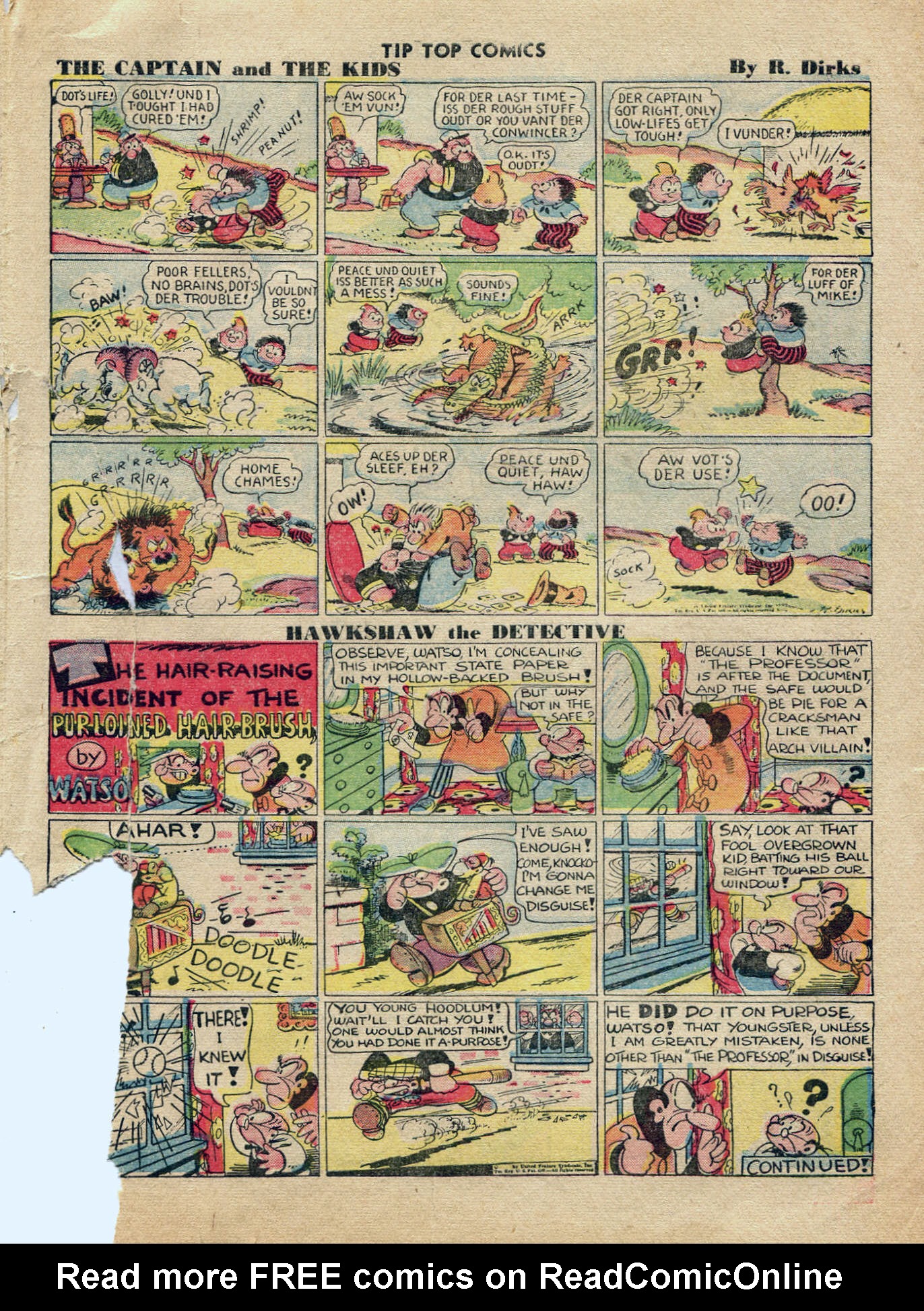 Read online Tip Top Comics comic -  Issue #30 - 2