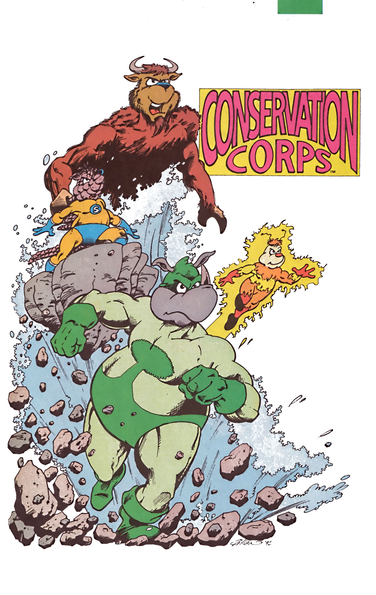 Read online Teenage Mutant Ninja Turtles Meet The Conservation Corps comic -  Issue # Full - 63