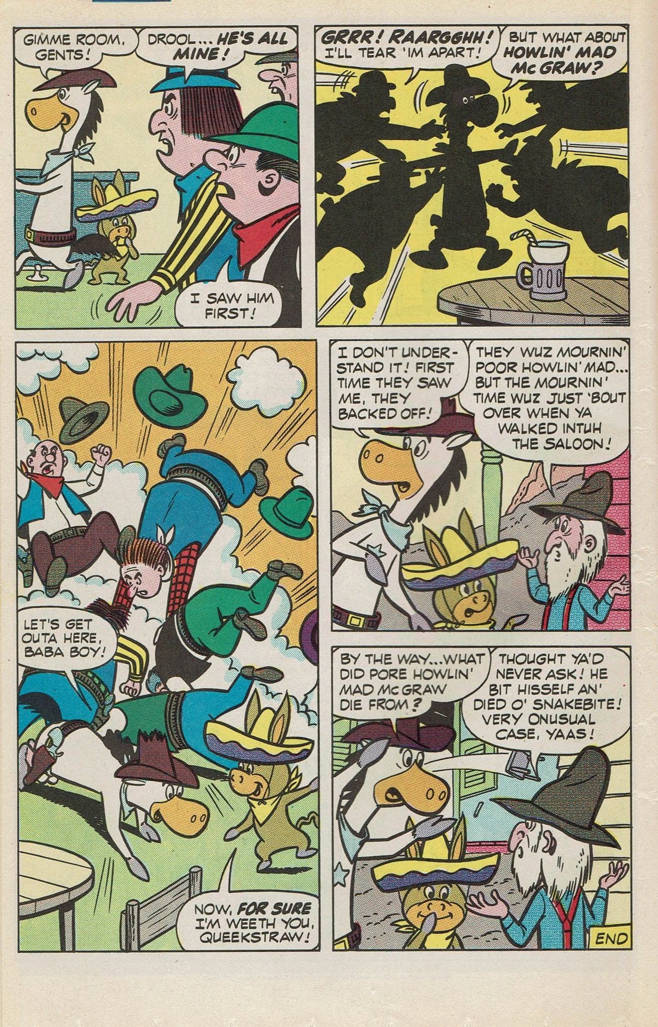 Read online Huckleberry Hound / Quick Draw McGraw Giant Size Flip Book comic -  Issue # Full - 20