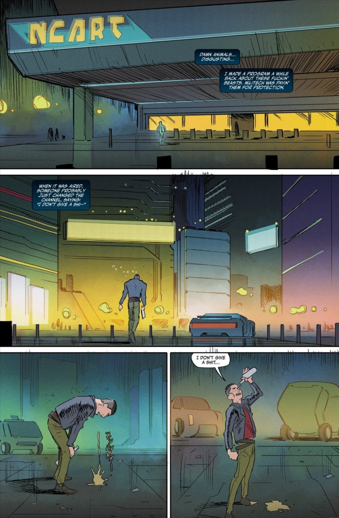 Read online Cyberpunk 2077: Where’s Johnny comic -  Issue #1 - 10