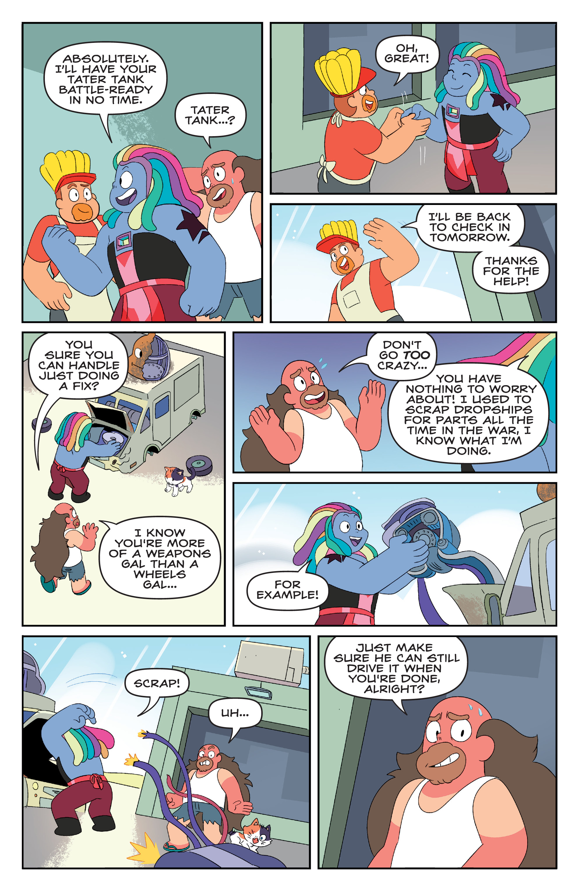 Read online Steven Universe Ongoing comic -  Issue #35 - 6