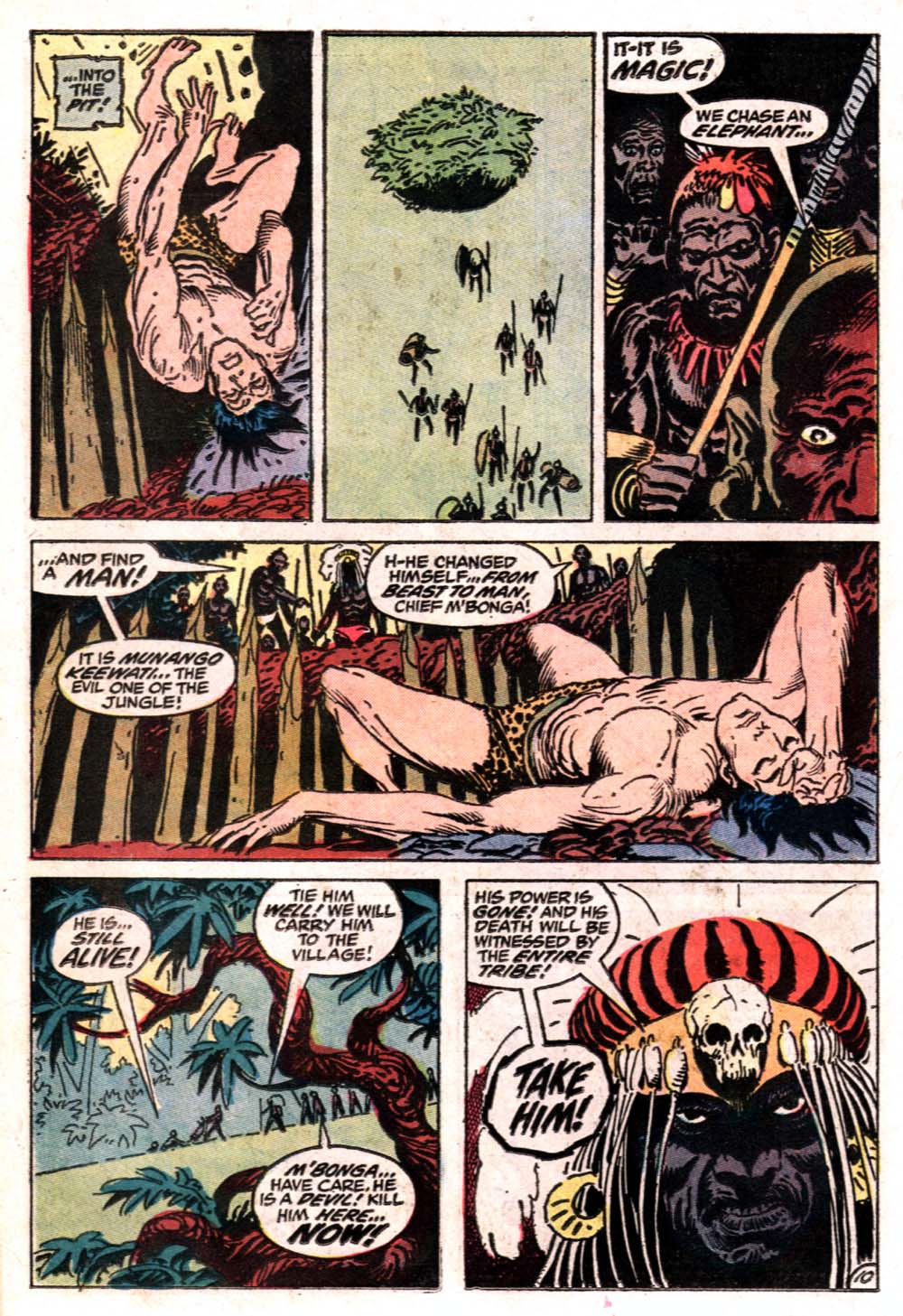 Read online Tarzan (1972) comic -  Issue #212 - 12