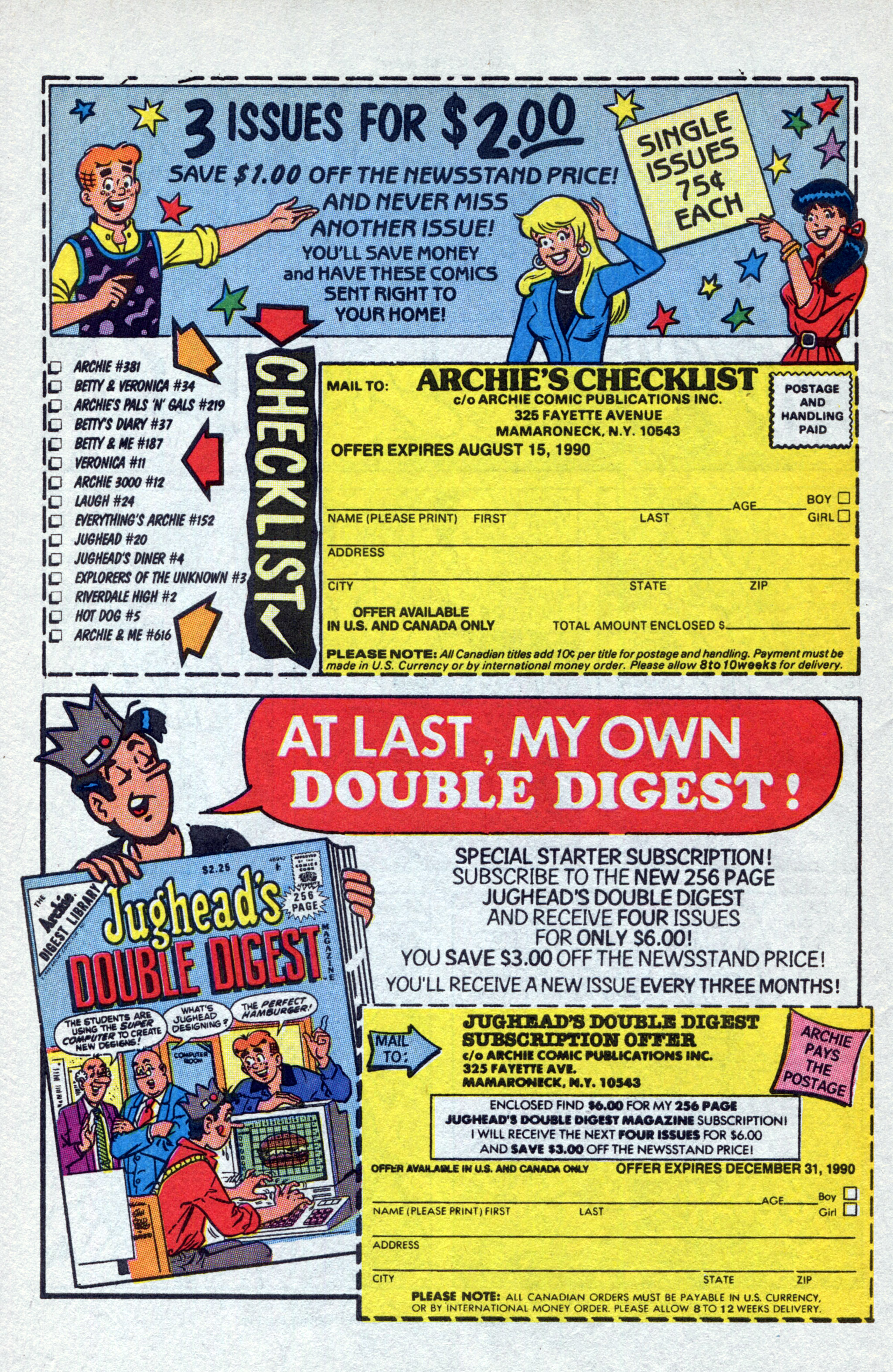 Read online Veronica comic -  Issue #10 - 10