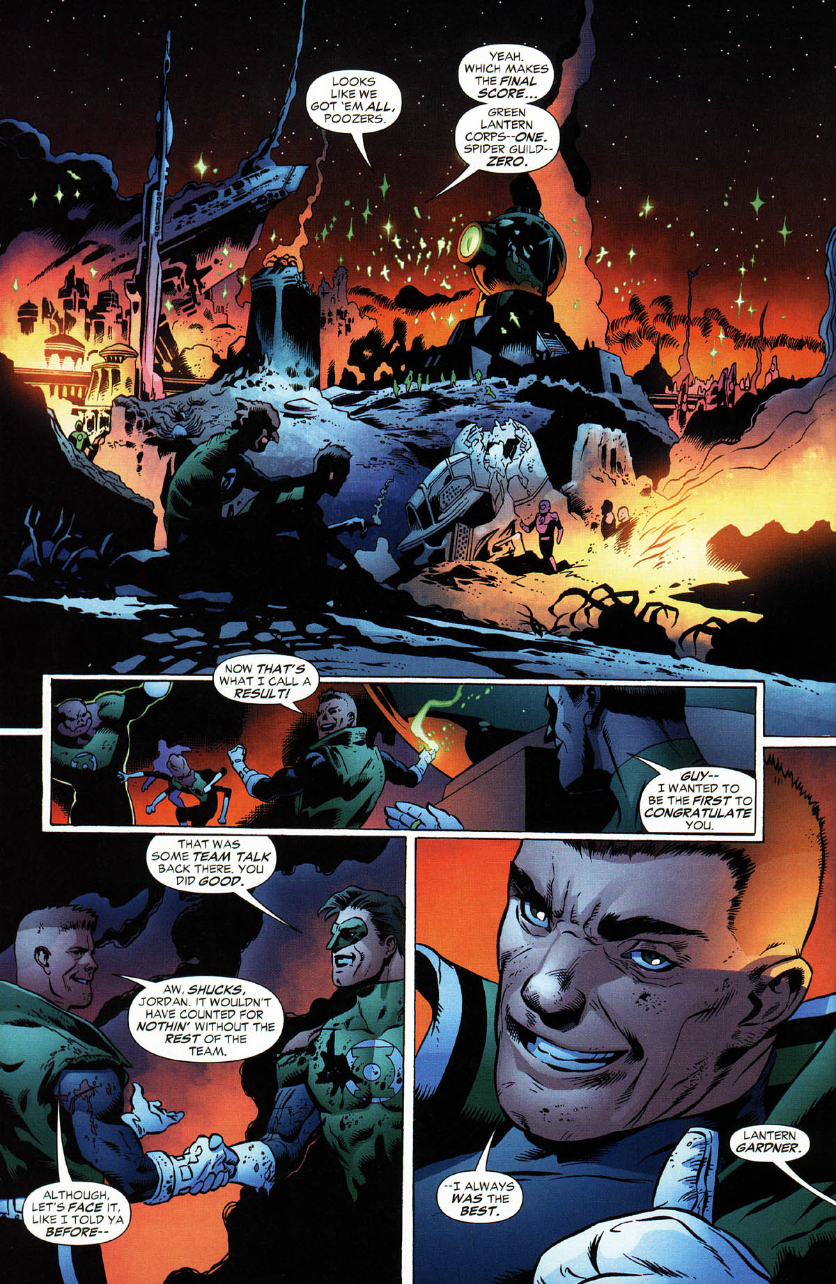 Read online Green Lantern Corps: Recharge comic -  Issue #5 - 19