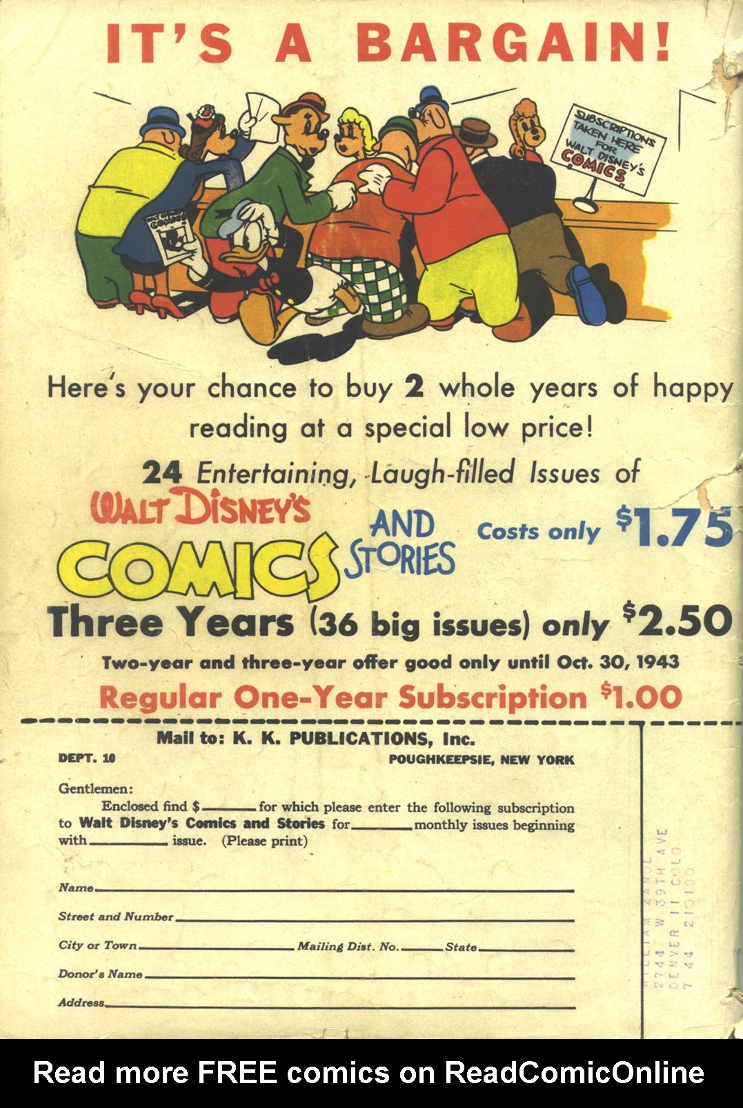 Read online Walt Disney's Comics and Stories comic -  Issue #37 - 68