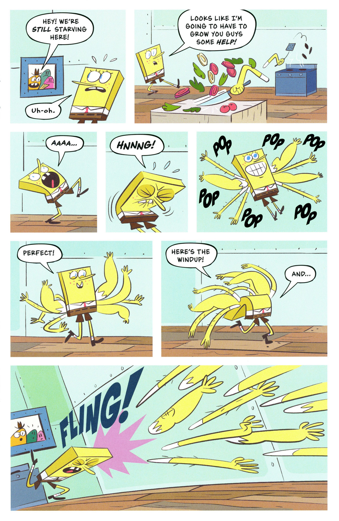 Read online Spongebob Freestyle Funnies comic -  Issue # FCBD 2016 - 7
