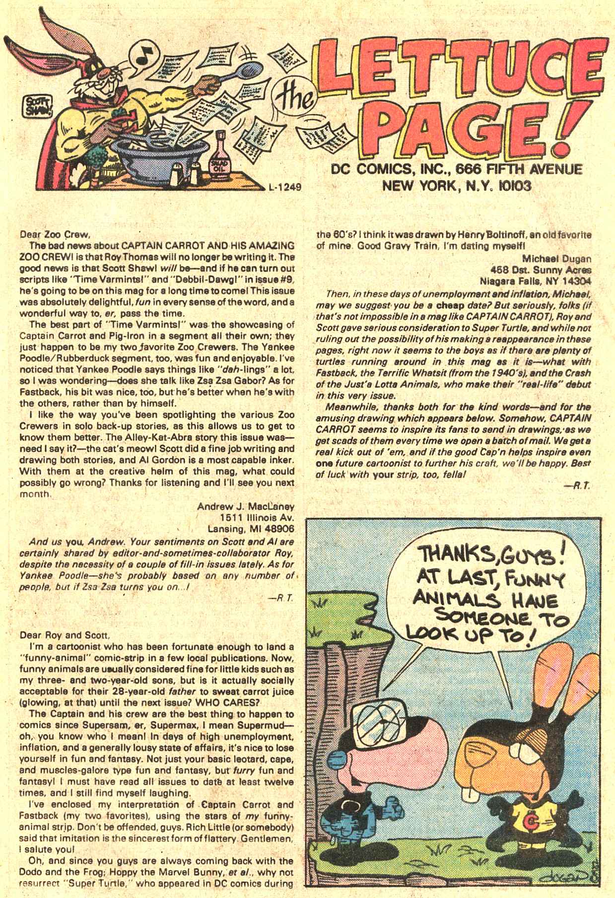 Read online Captain Carrot and His Amazing Zoo Crew! comic -  Issue #14 - 25