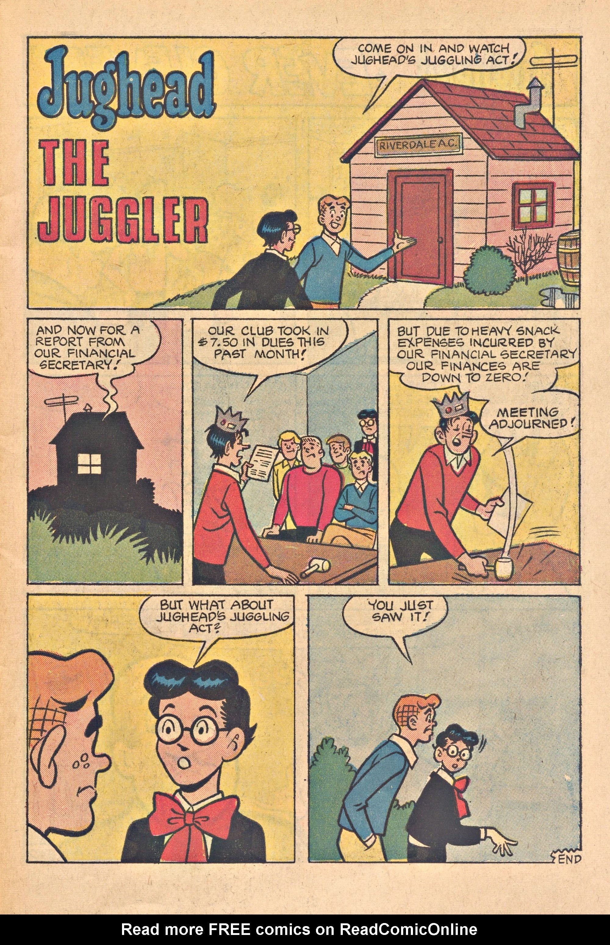 Read online Jughead's Jokes comic -  Issue #32 - 7