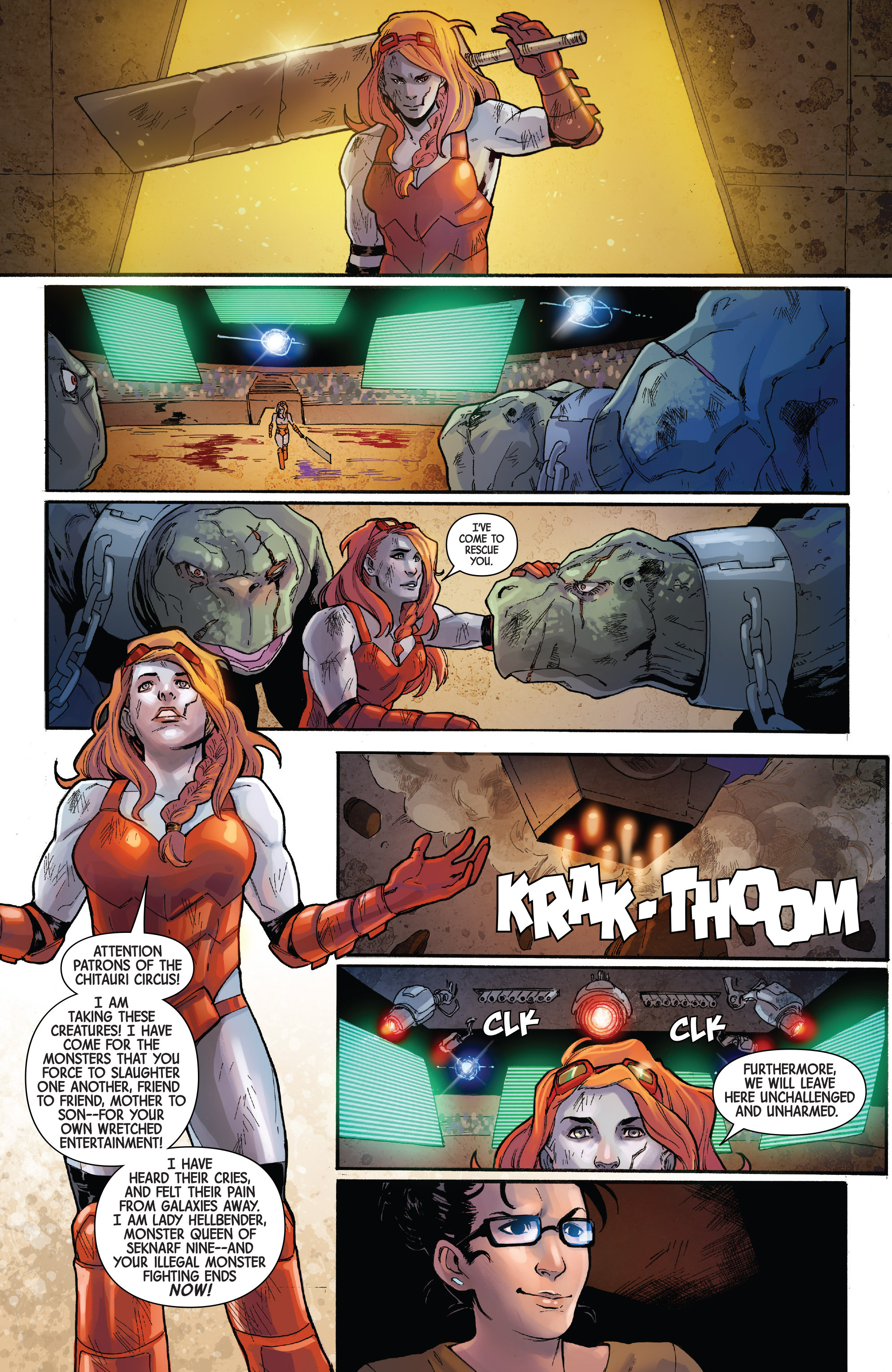 Read online Totally Awesome Hulk comic -  Issue #1.MU - 31