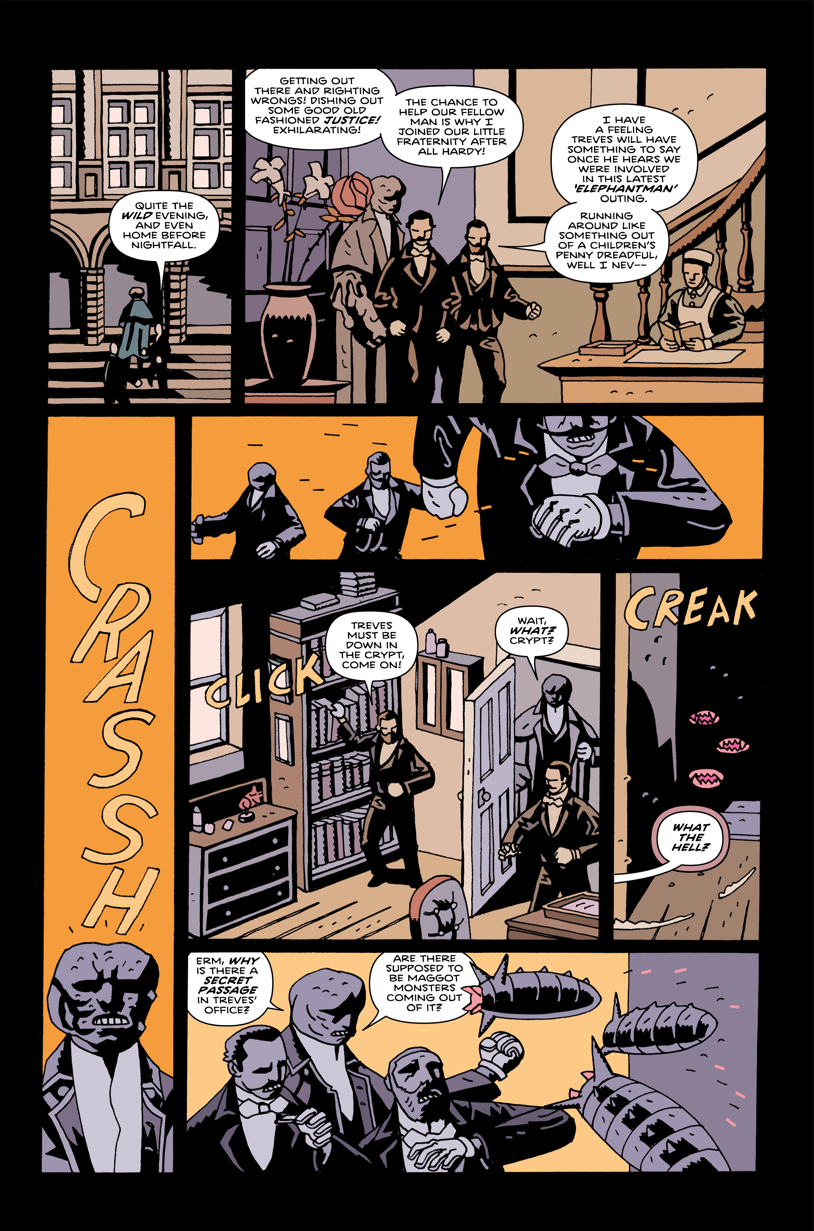 Read online Merrick: The Sensational Elephantman comic -  Issue #7 - 8