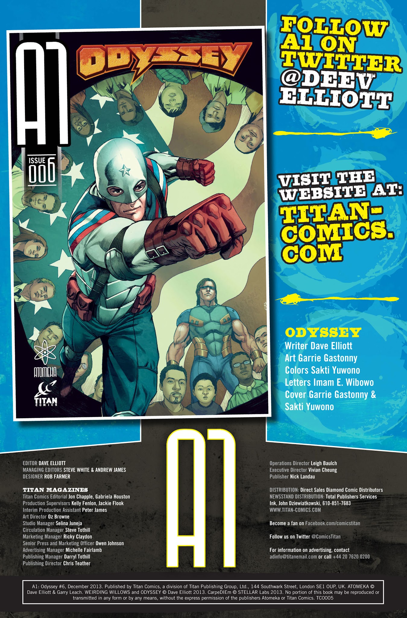 Read online A1: Odyssey comic -  Issue #6 - 2
