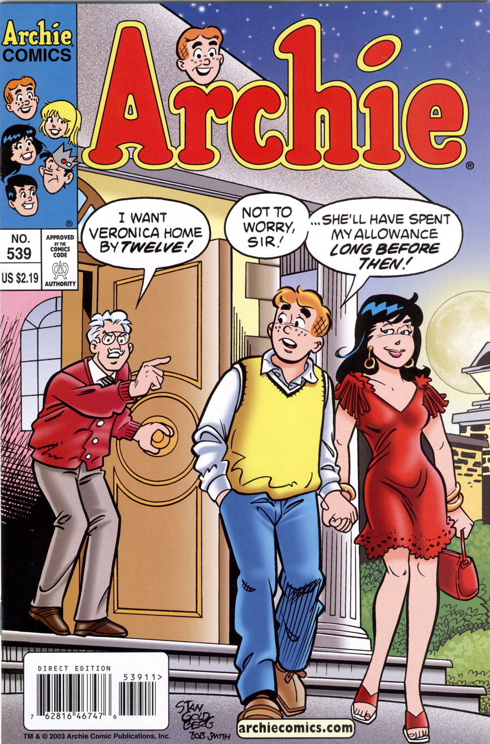 Read online Archie (1960) comic -  Issue #539 - 1