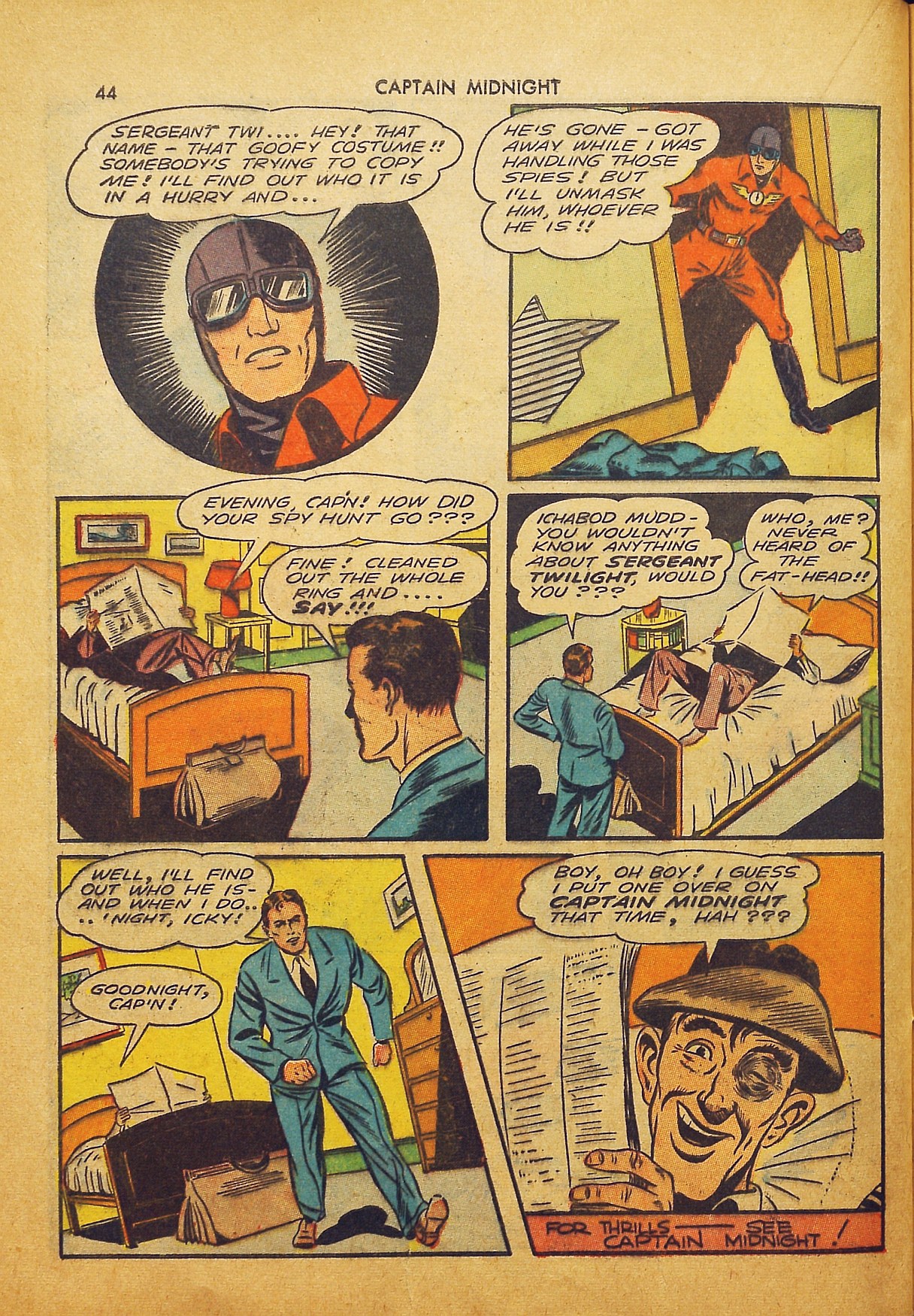 Read online Captain Midnight (1942) comic -  Issue #2 - 43