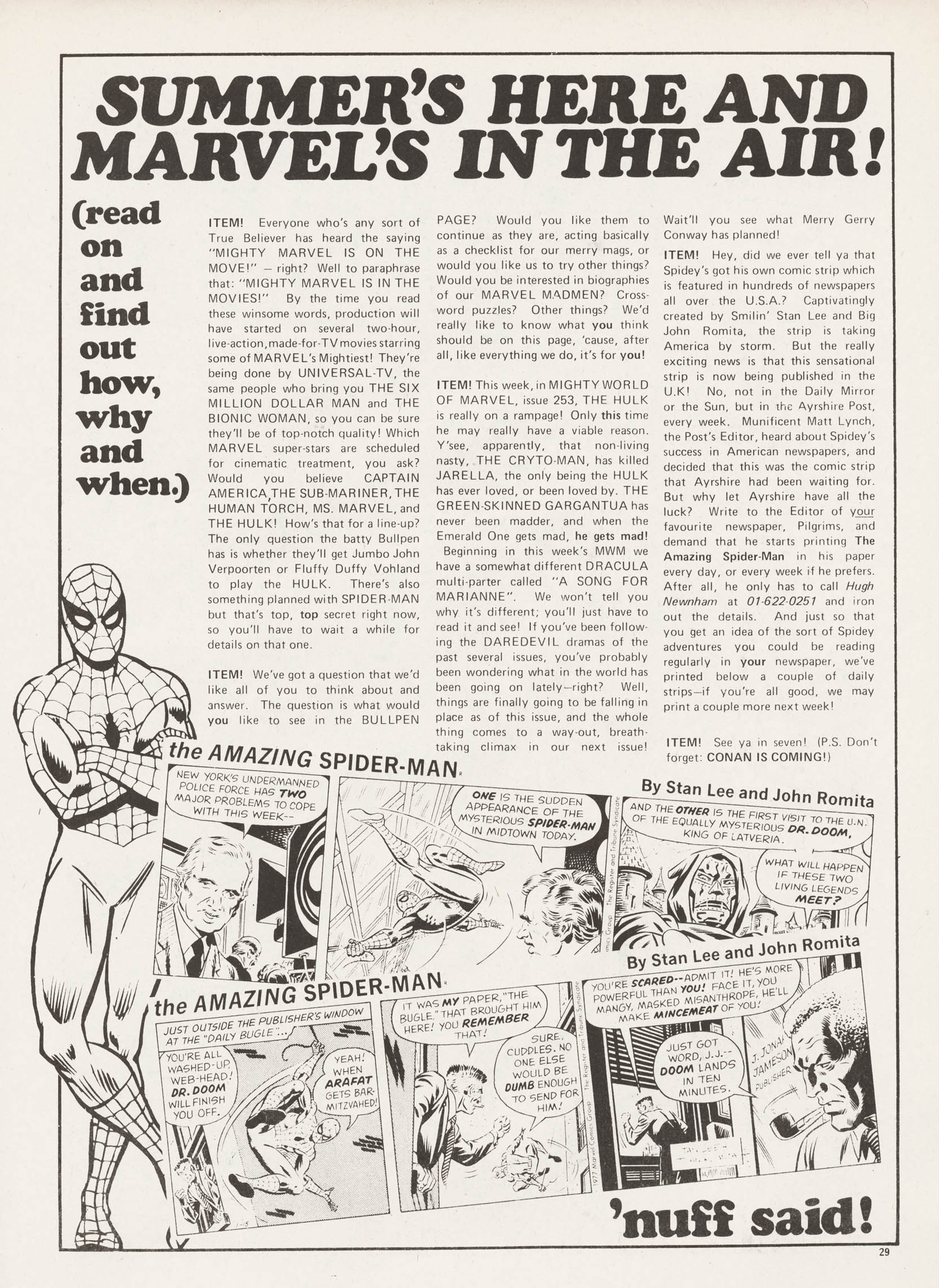 Read online Super Spider-Man and Captain Britain comic -  Issue #234 - 29