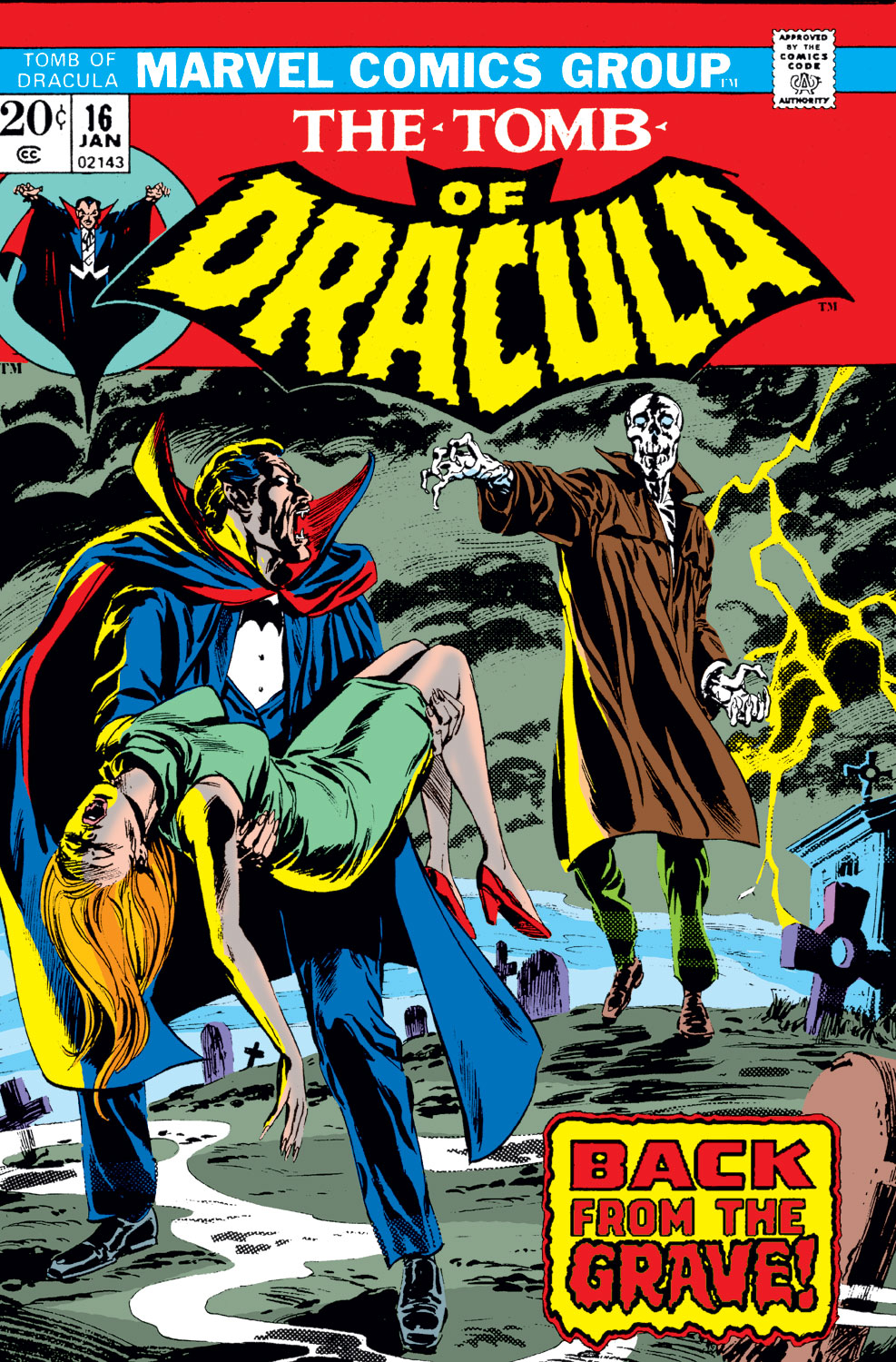 Read online Tomb of Dracula (1972) comic -  Issue #16 - 1
