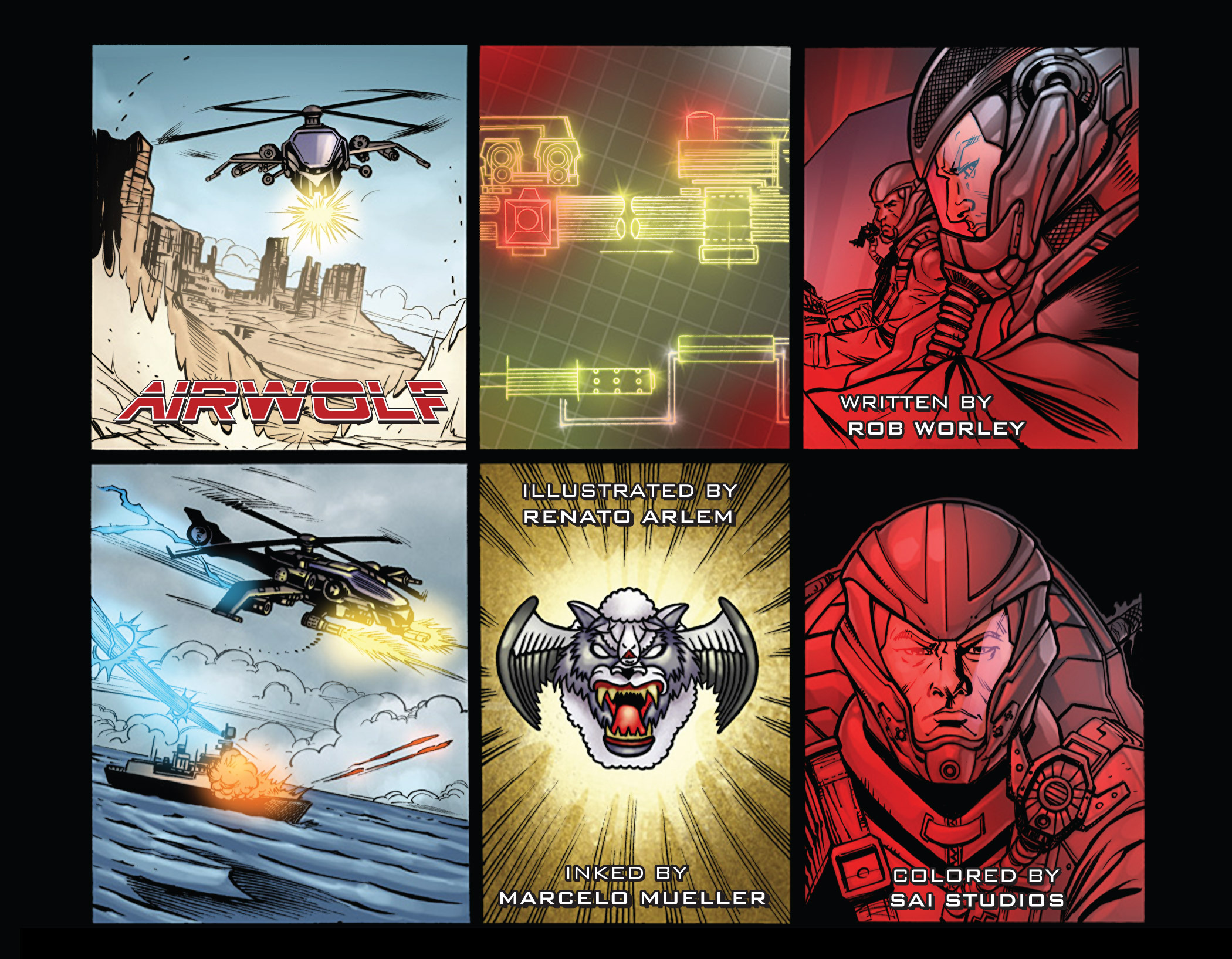 Read online Airwolf Airstrikes comic -  Issue #3 - 3