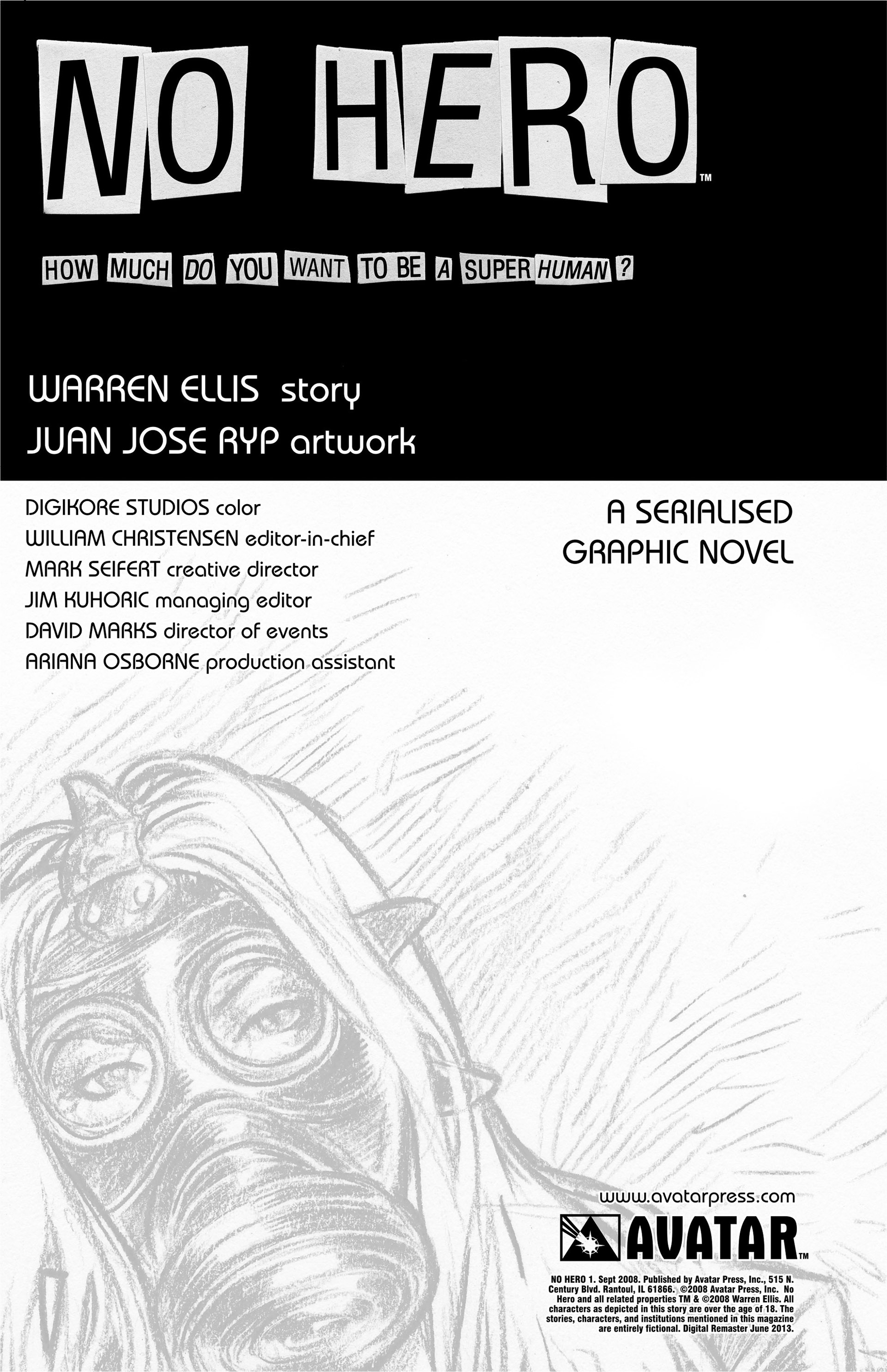 Read online No Hero comic -  Issue #0 - 10