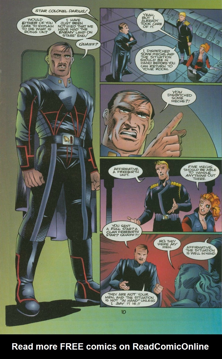 Read online Battletech: Fallout comic -  Issue #1 - 12