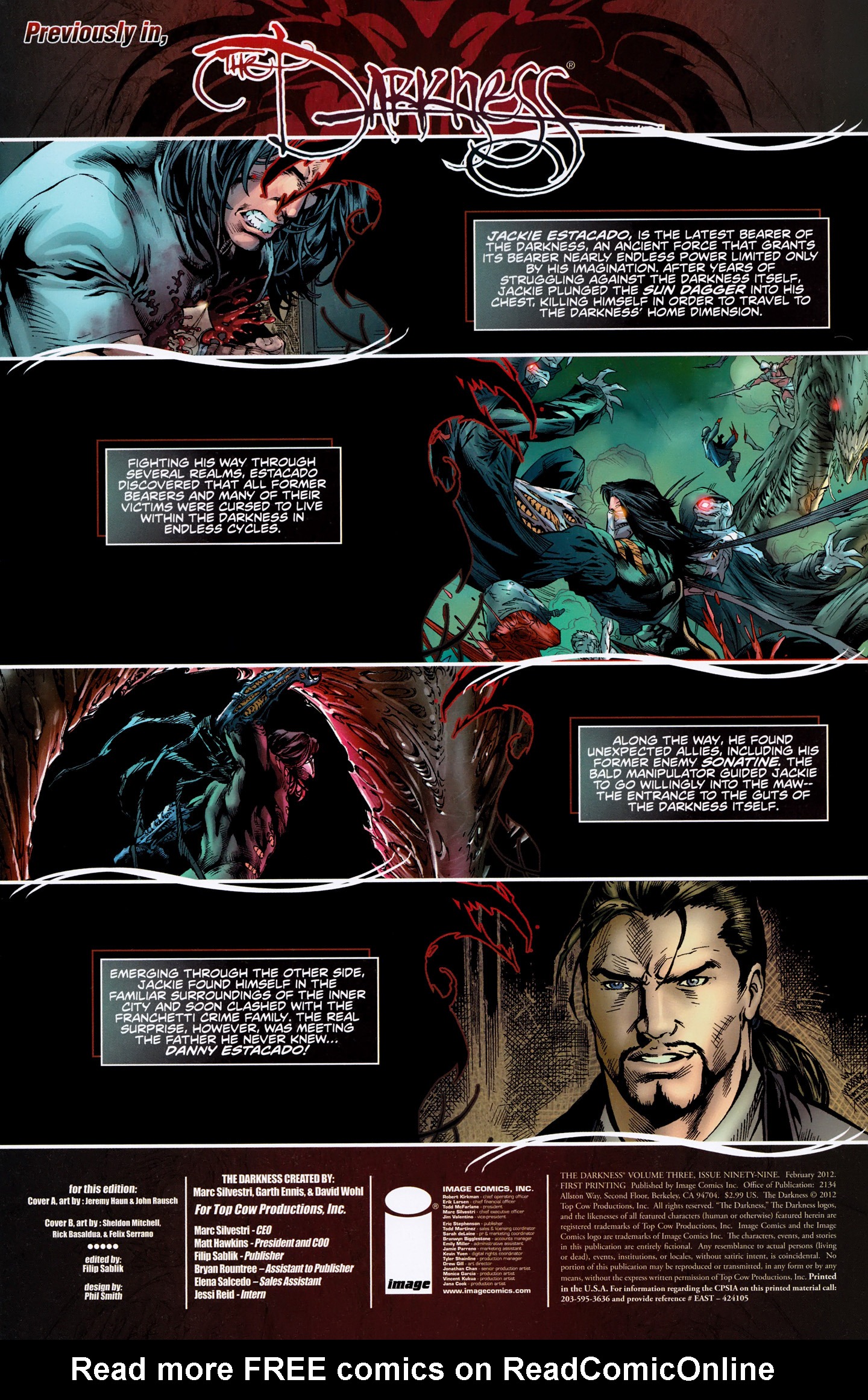 Read online The Darkness (2007) comic -  Issue #99 - 3