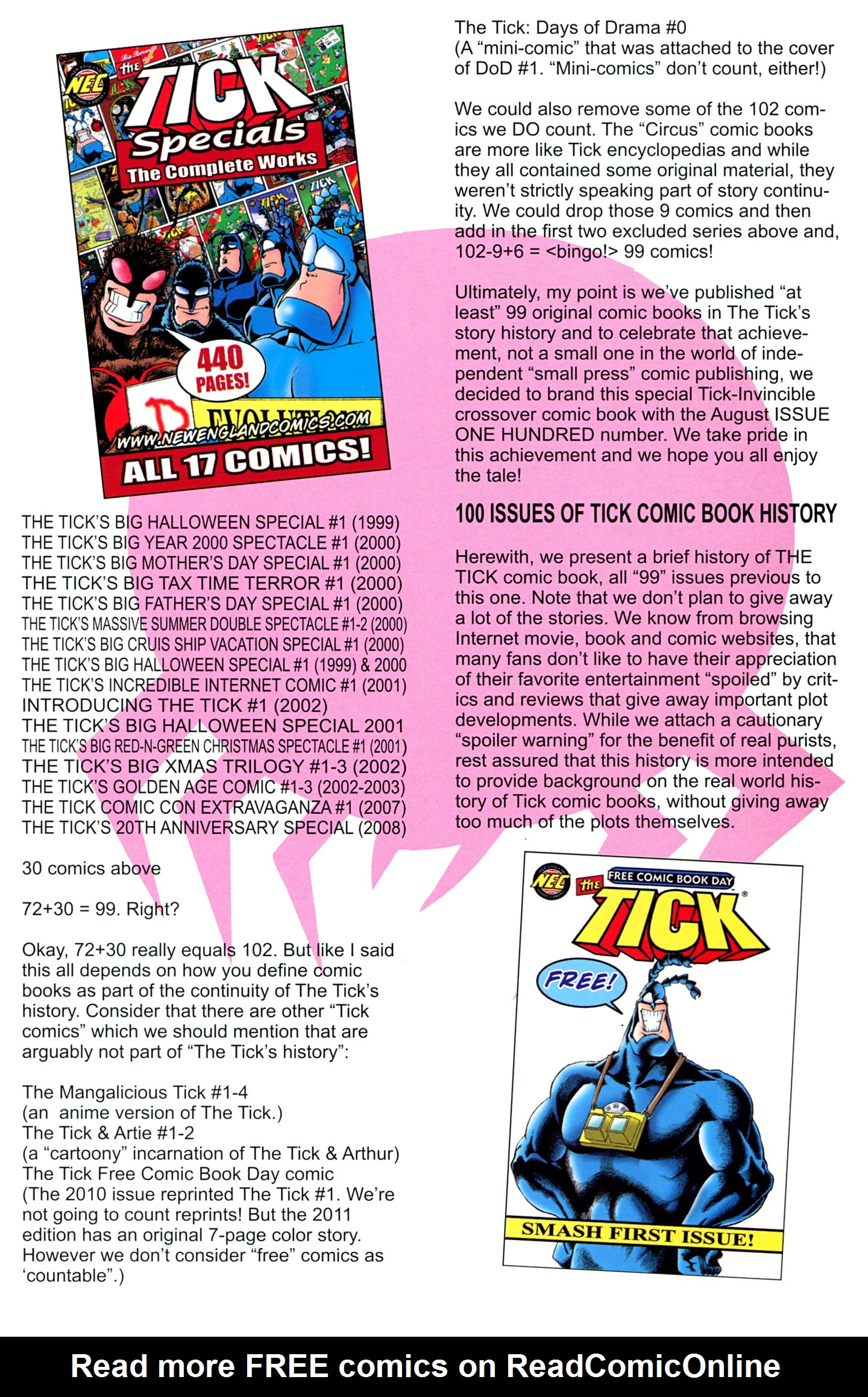 Read online The Tick comic -  Issue #100 - 29