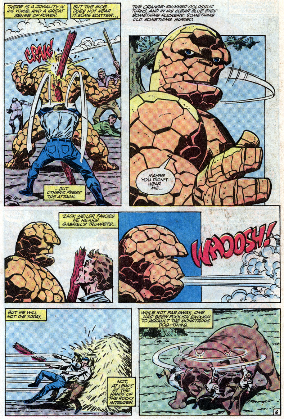 Read online The Thing comic -  Issue #4 - 7