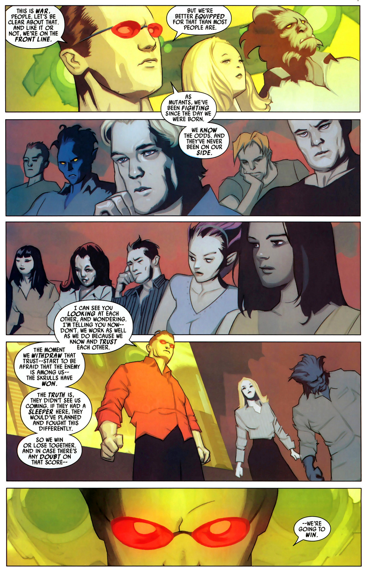 Read online Secret Invasion: X-Men comic -  Issue #2 - 8