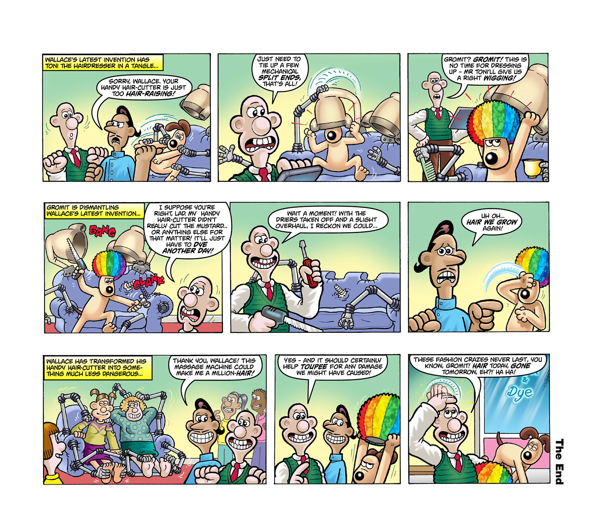 Read online Wallace & Gromit Dailies comic -  Issue #3 - 9
