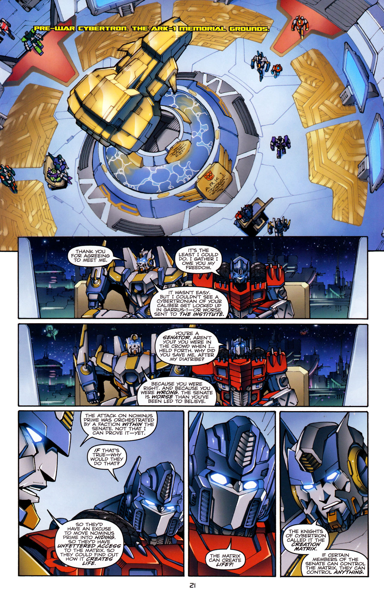 Read online The Transformers (2009) comic -  Issue #23 - 24