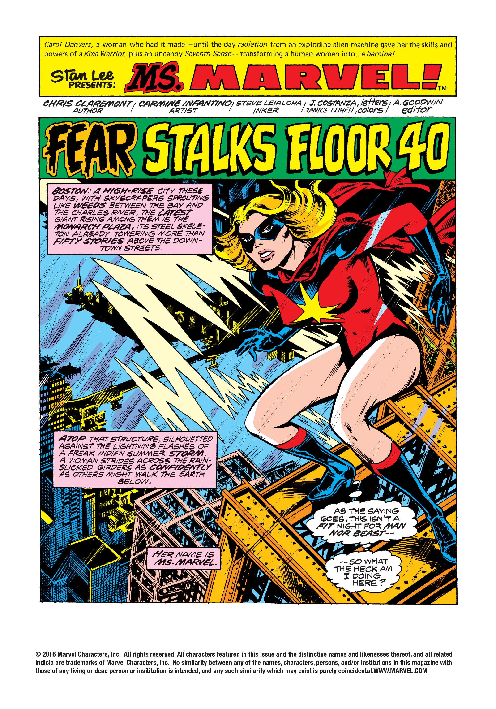 Read online Ms. Marvel (1977) comic -  Issue #14 - 2