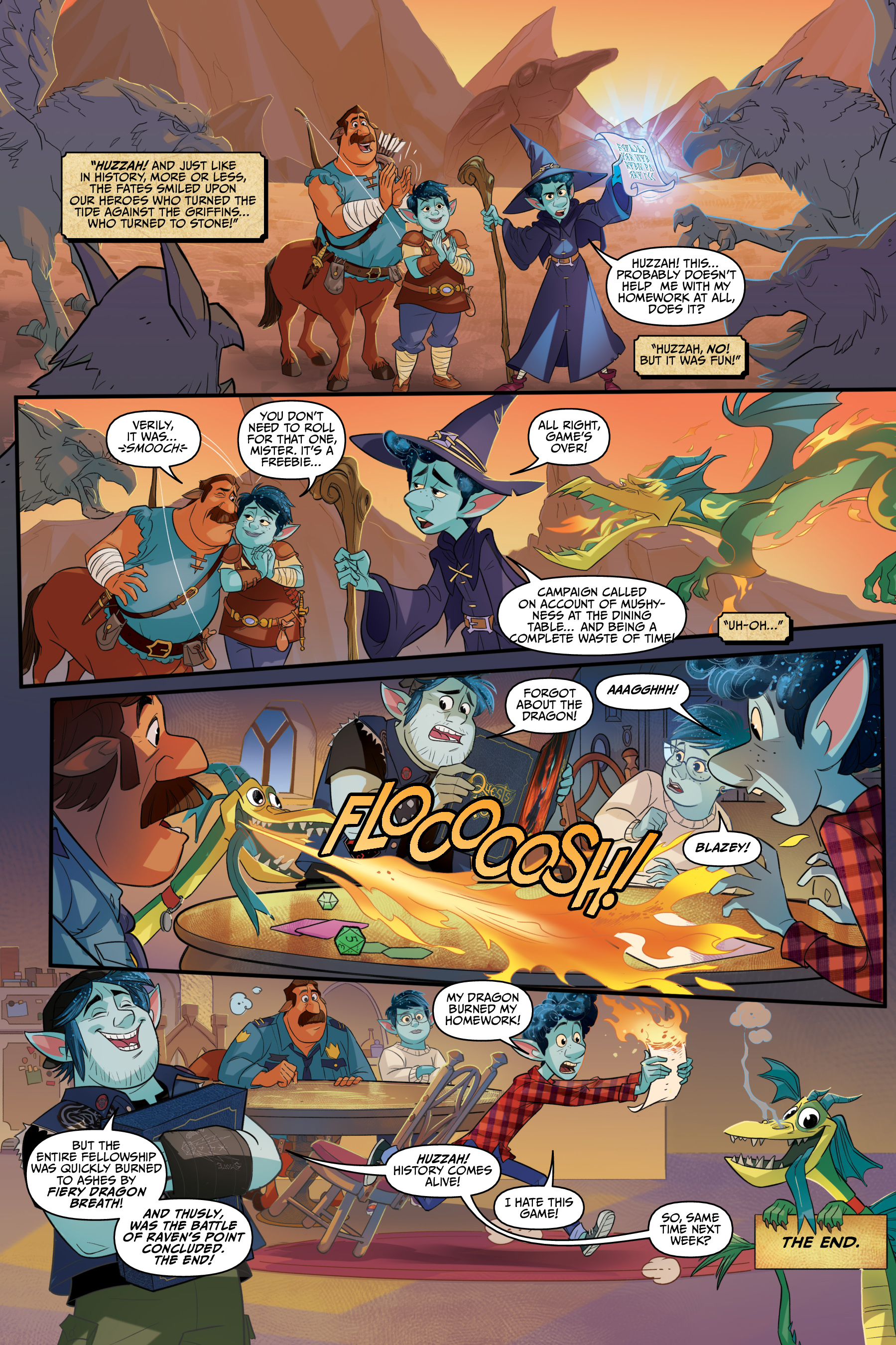 Read online Onward: The Story of the Movie in Comics comic -  Issue # TPB - 71