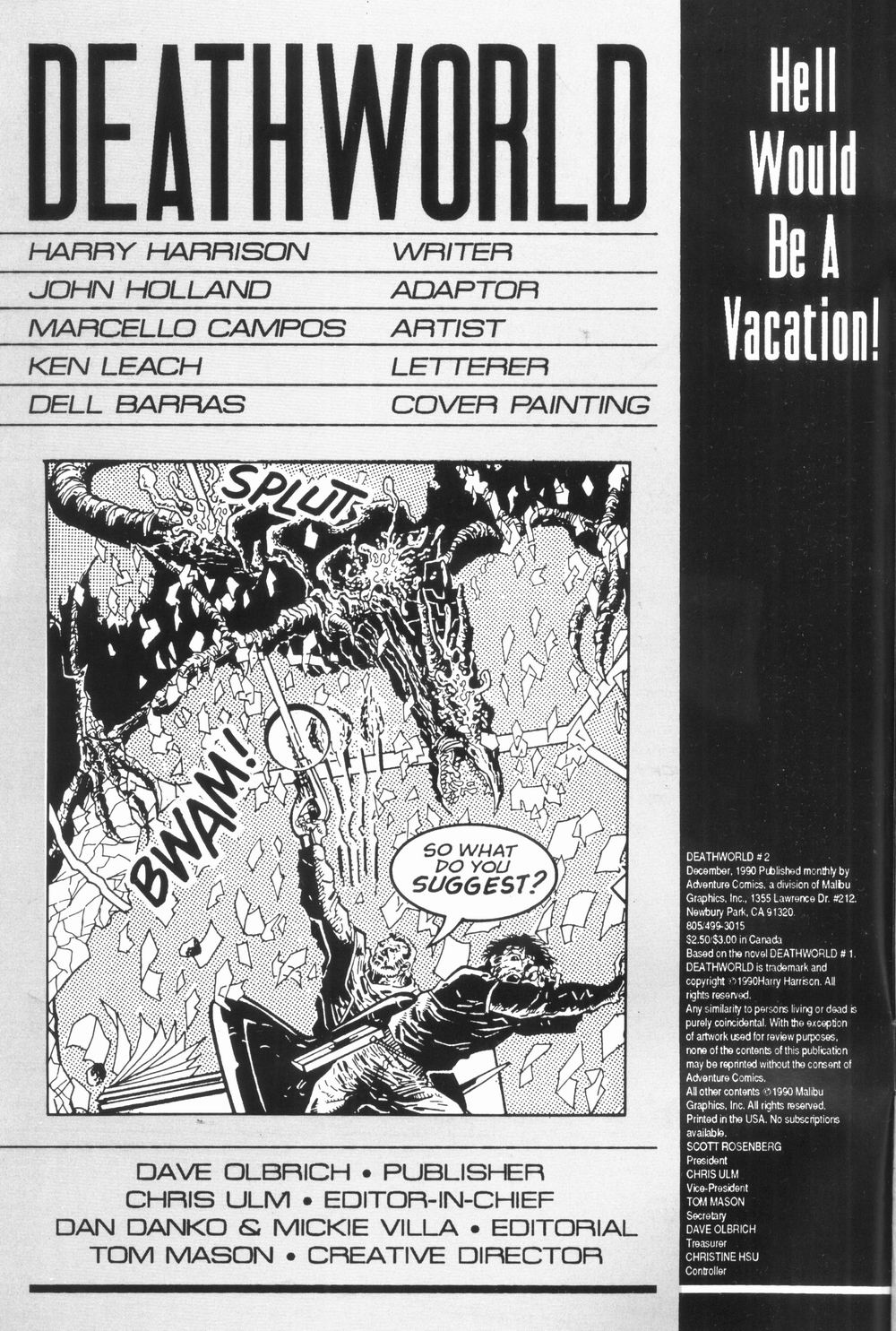 Read online Deathworld comic -  Issue #2 - 2