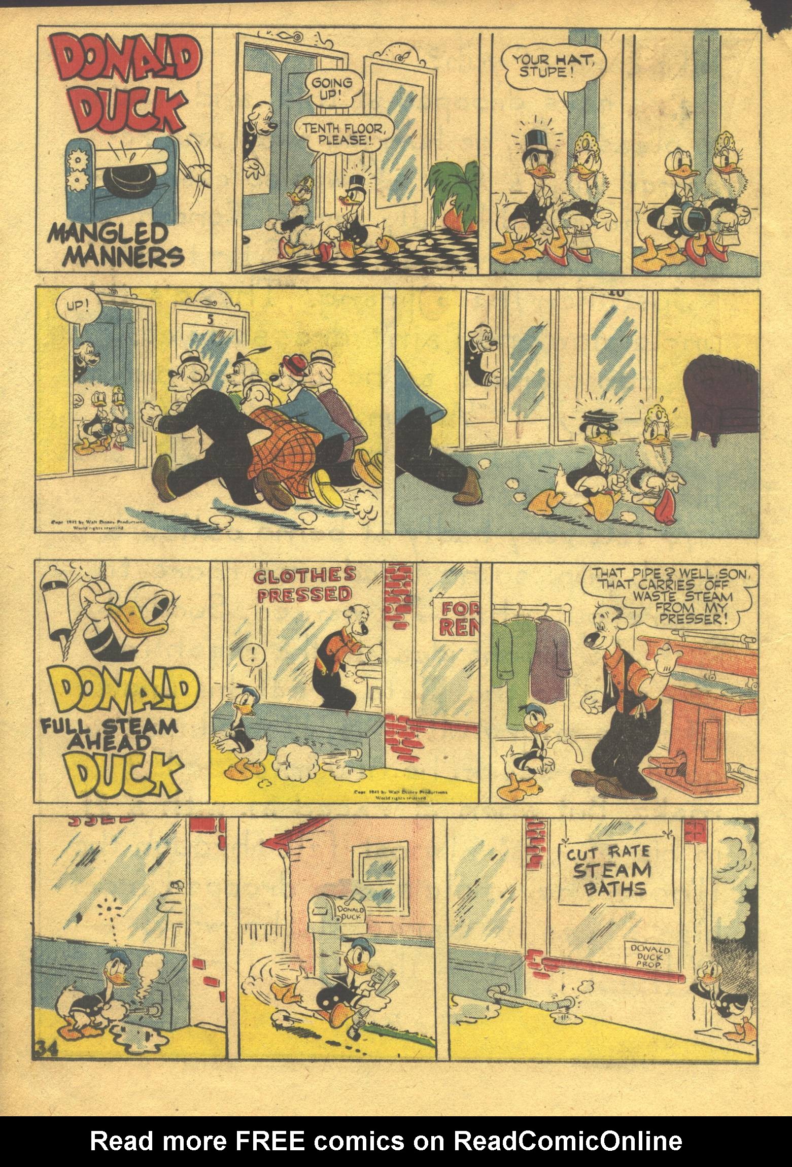 Read online Walt Disney's Comics and Stories comic -  Issue #39 - 36