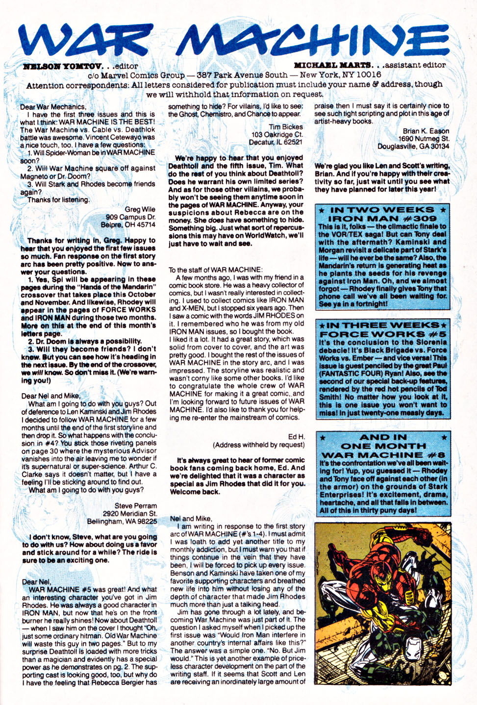 Read online War Machine (1994) comic -  Issue #7 - 24