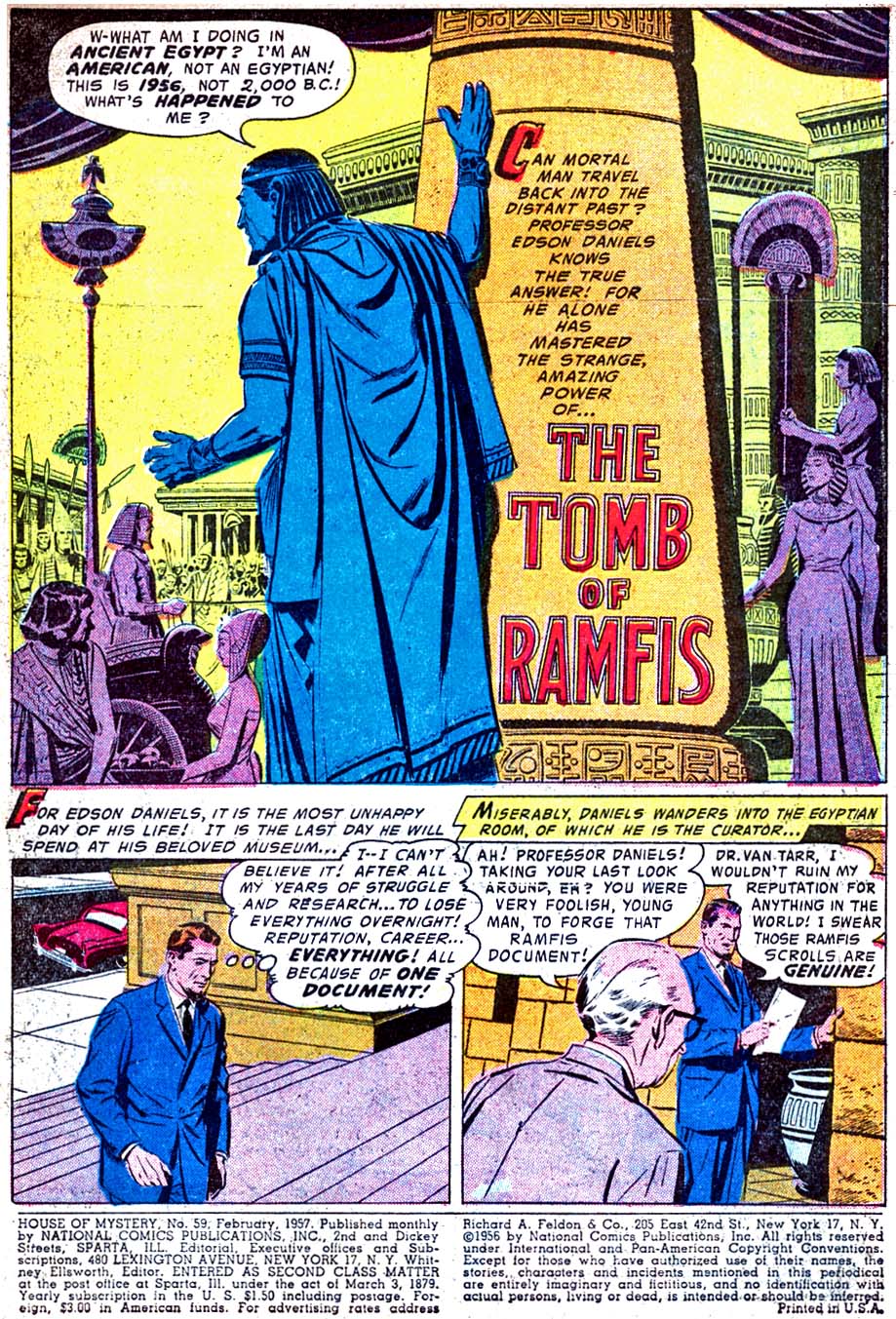 Read online House of Mystery (1951) comic -  Issue #59 - 3