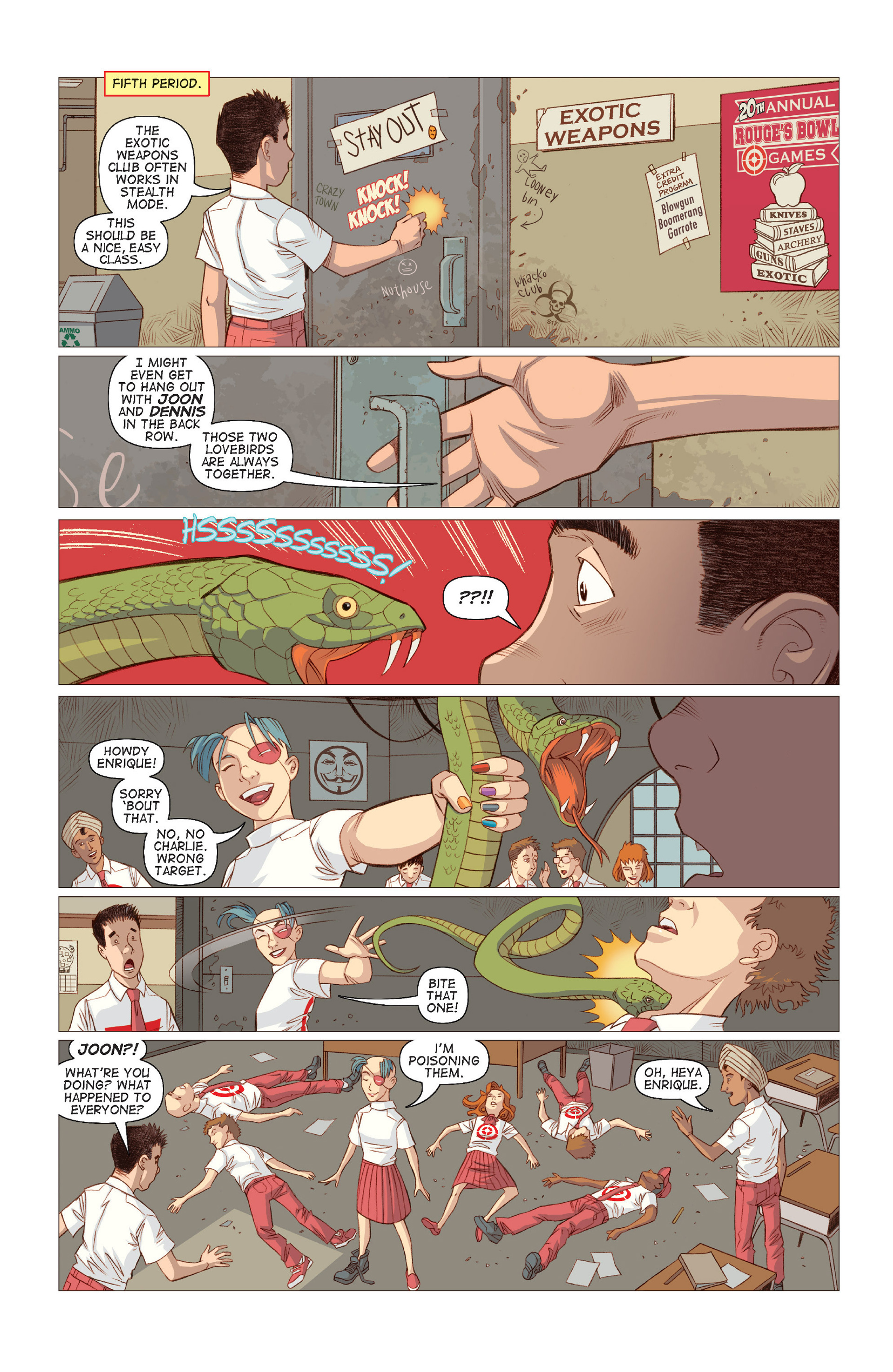 Read online Five Weapons comic -  Issue #8 - 19