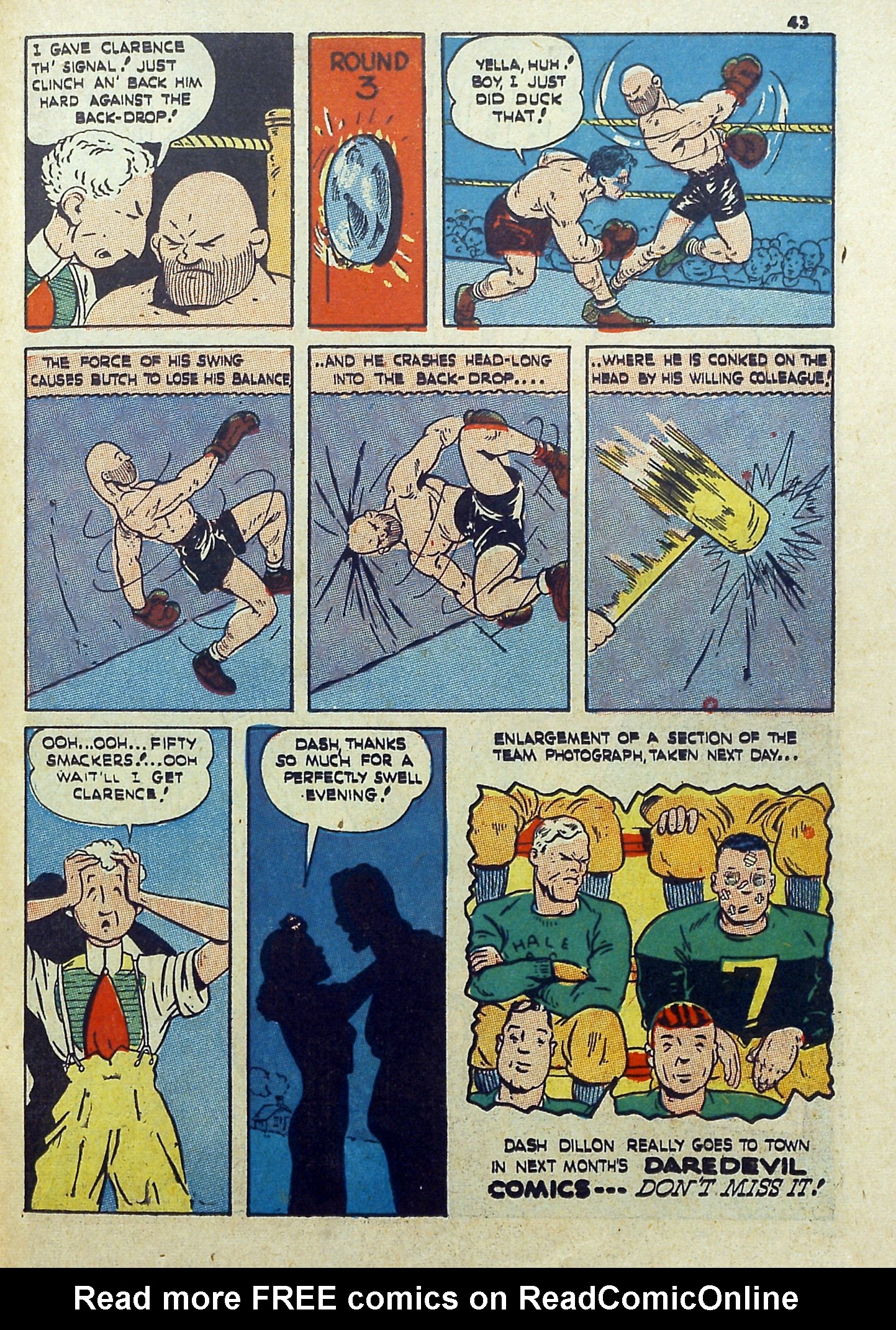 Read online Daredevil (1941) comic -  Issue #5 - 45